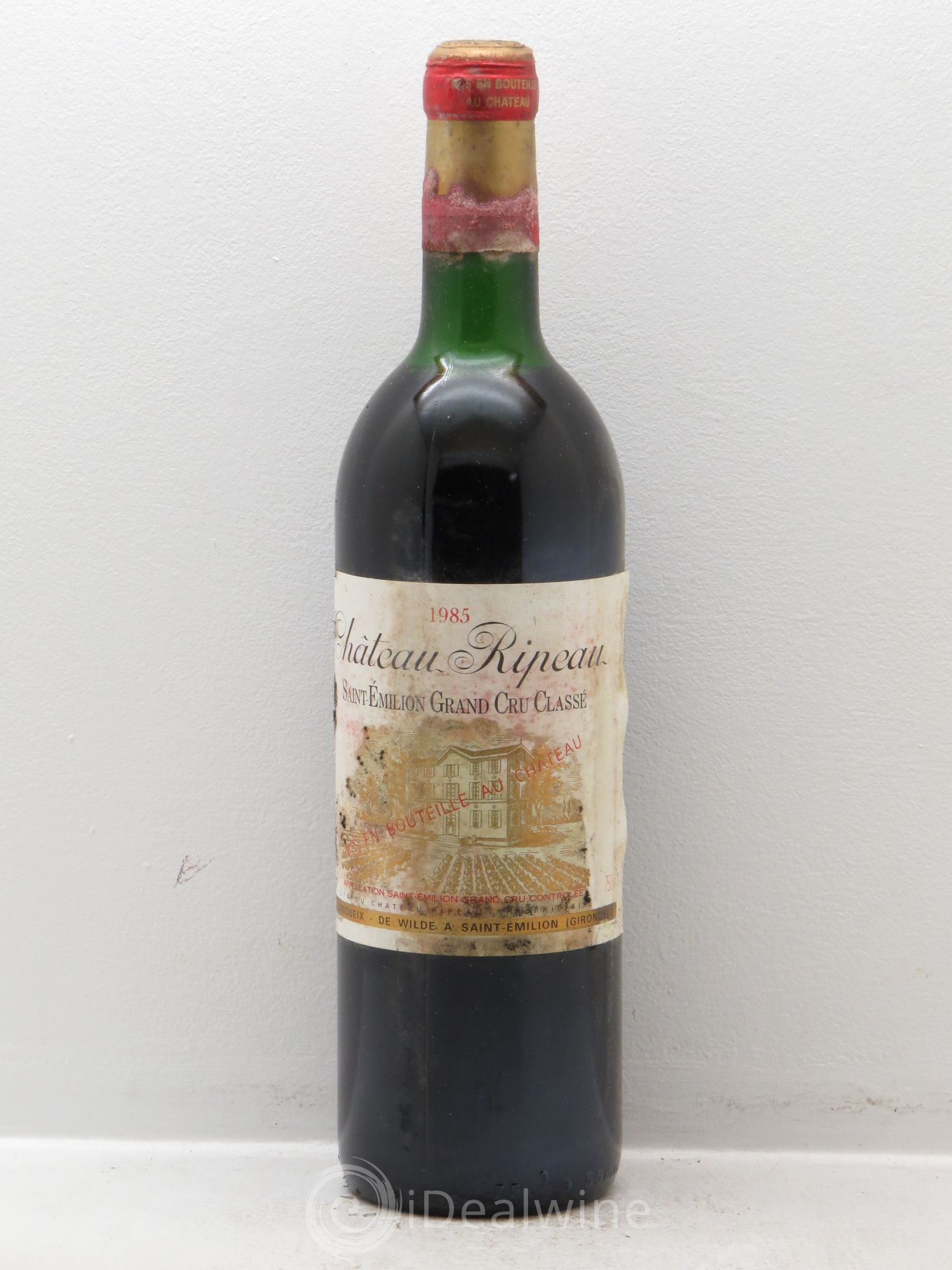 Château Ripeau Grand Cru Classé 1985 - Lot de 12 bouteilles - 0