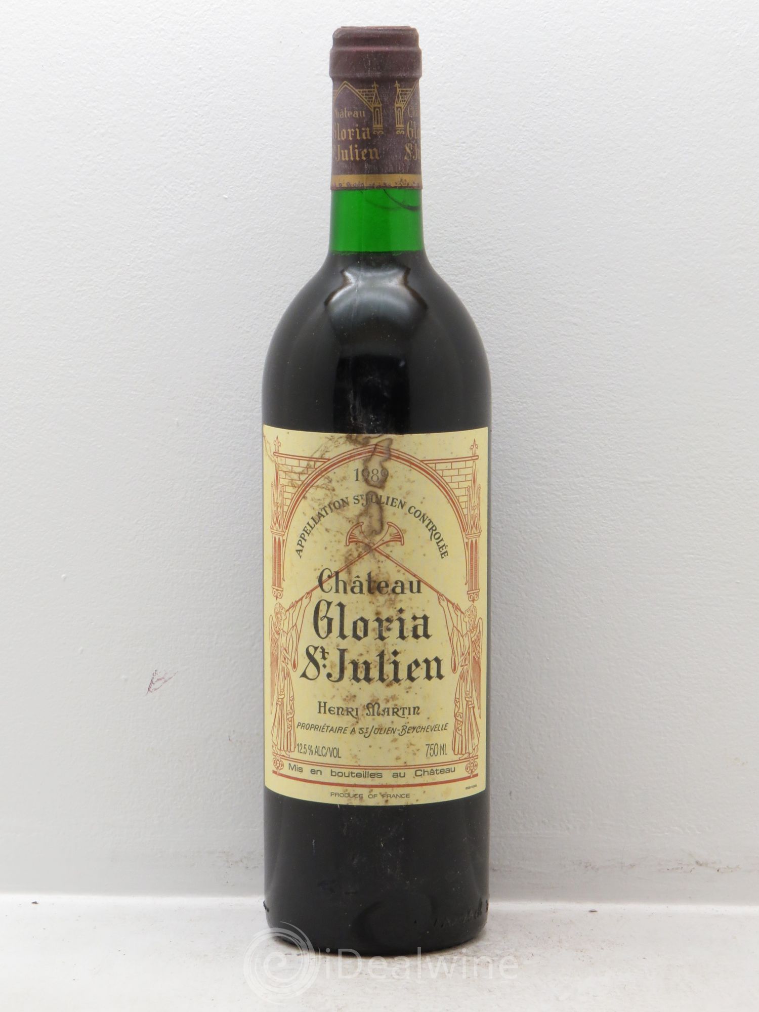 Château Gloria 1989 - Lot de 12 bouteilles - 0