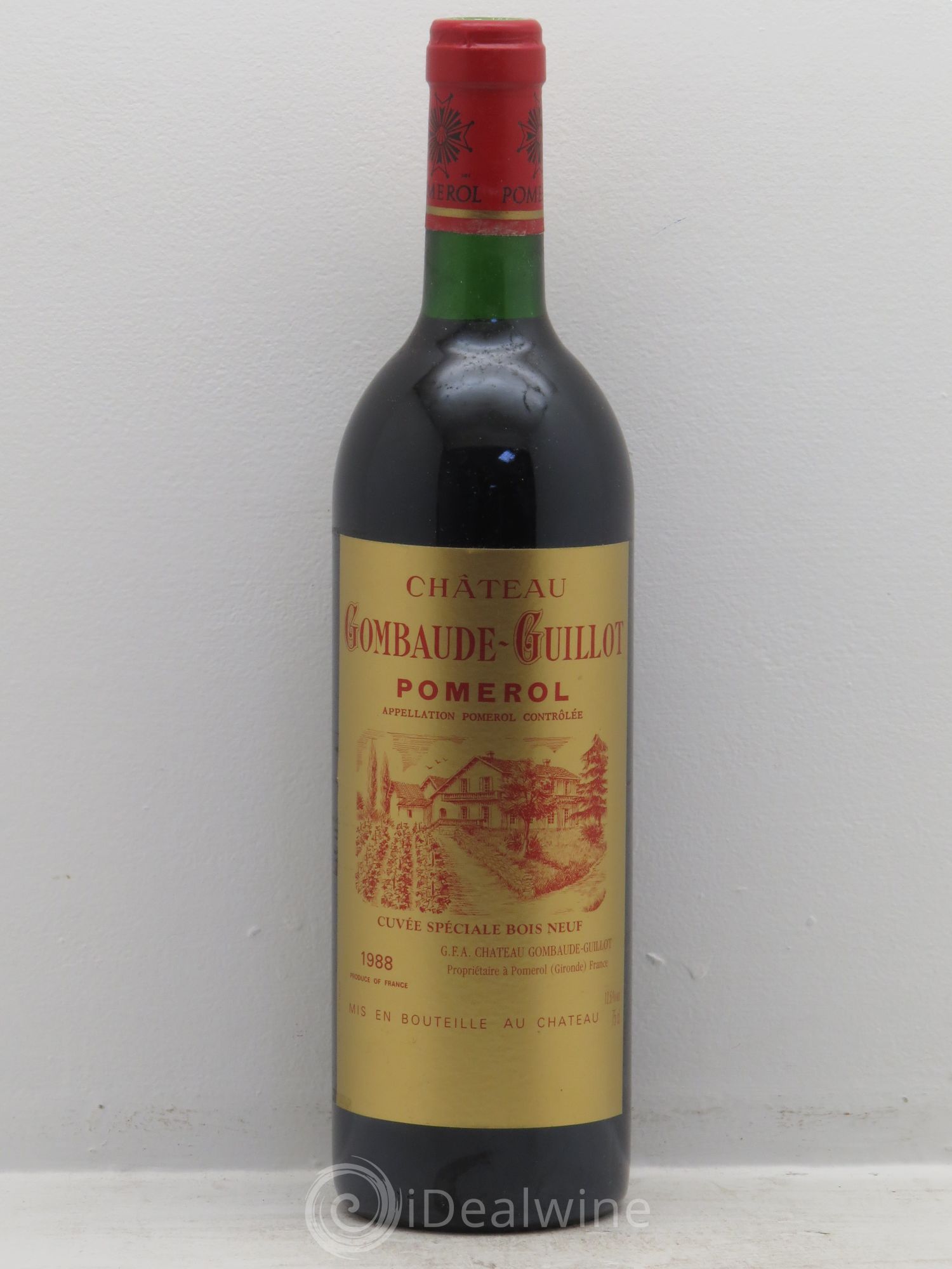 Château Gombaude Guillot 1988 - Lot de 12 bouteilles - 0