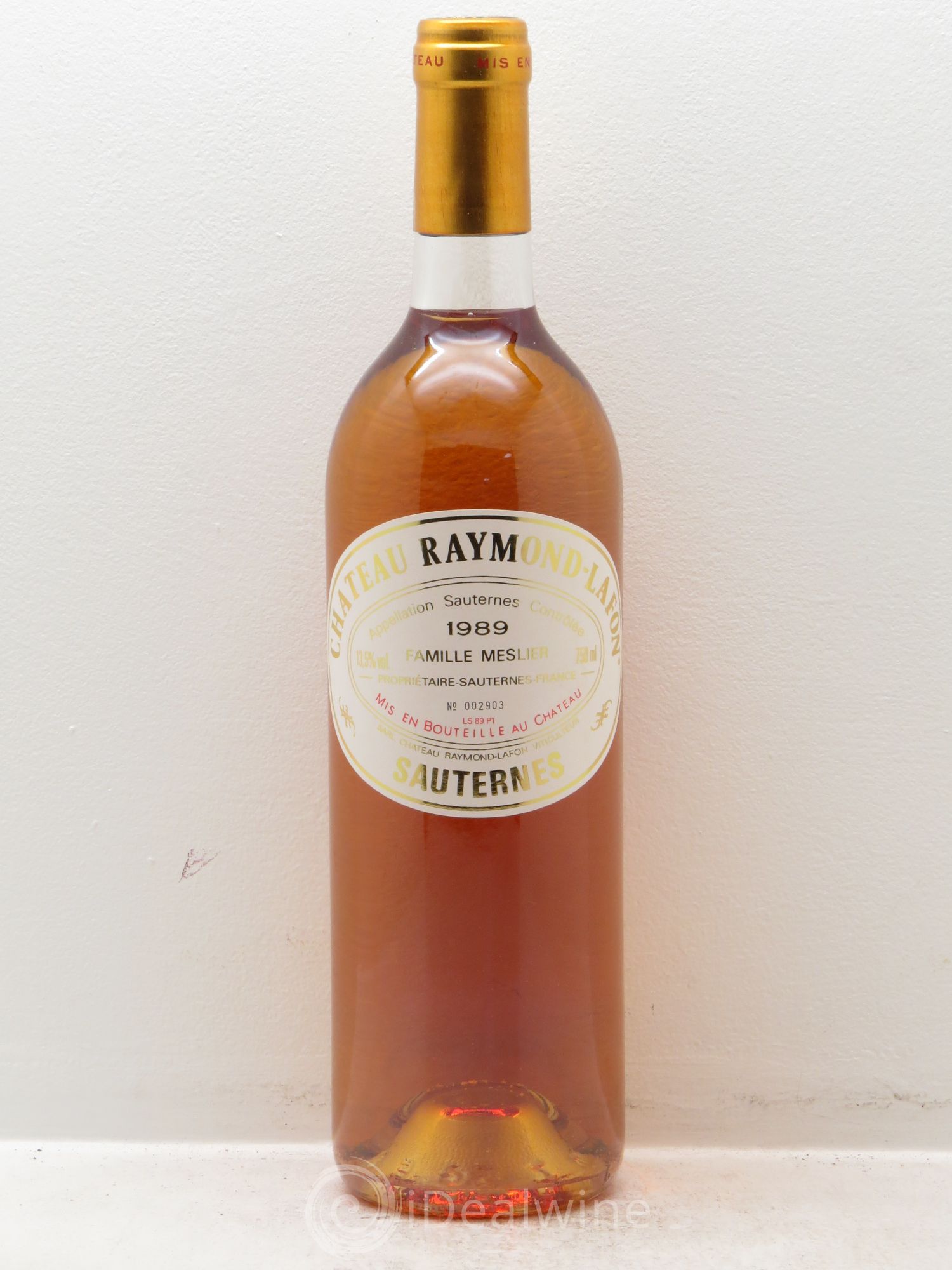 Château Raymond Lafon 1989 - Lotto di 12 bottiglie - 0