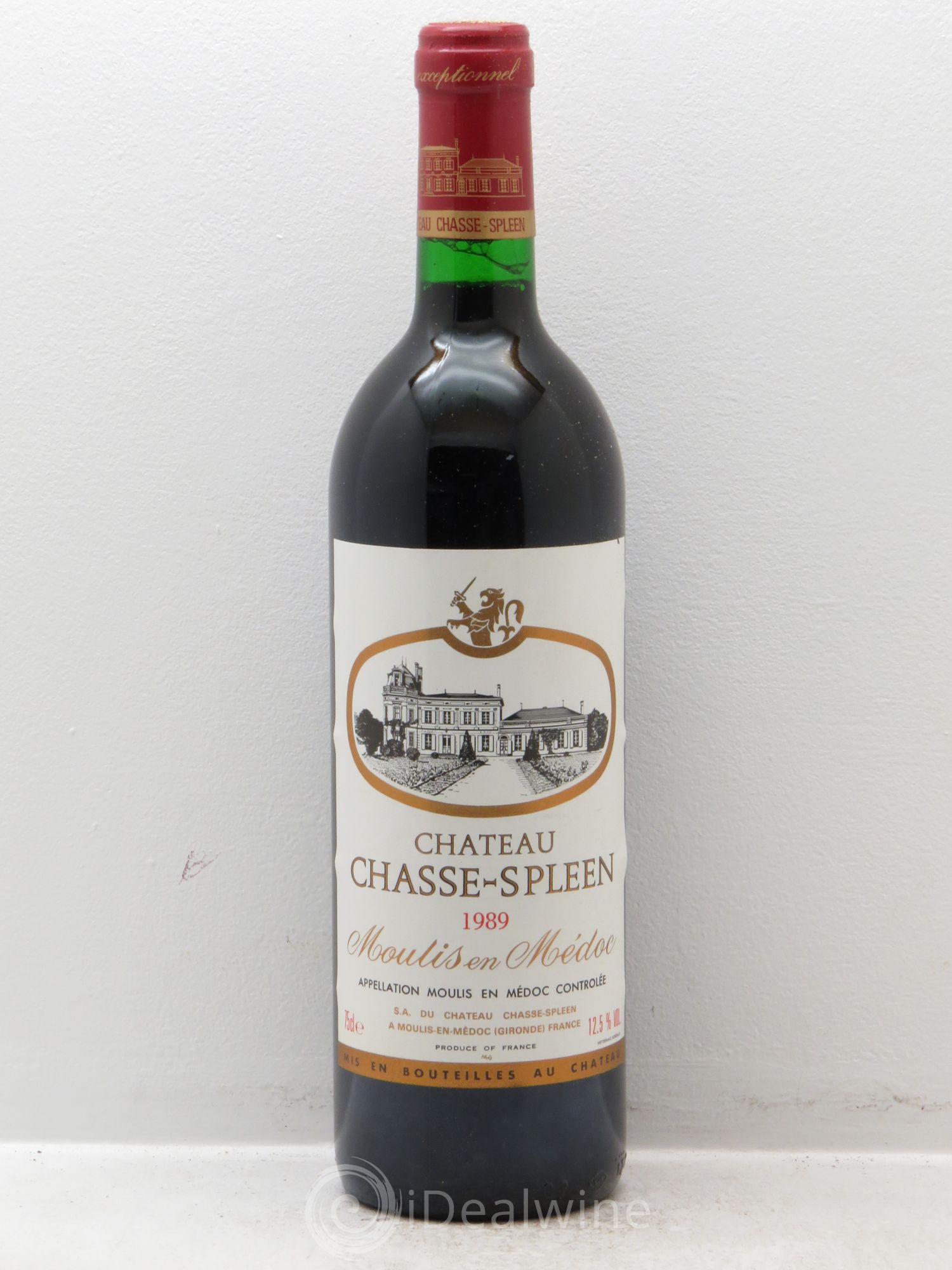 Château Chasse Spleen 1989 - Lot de 12 bouteilles - 0