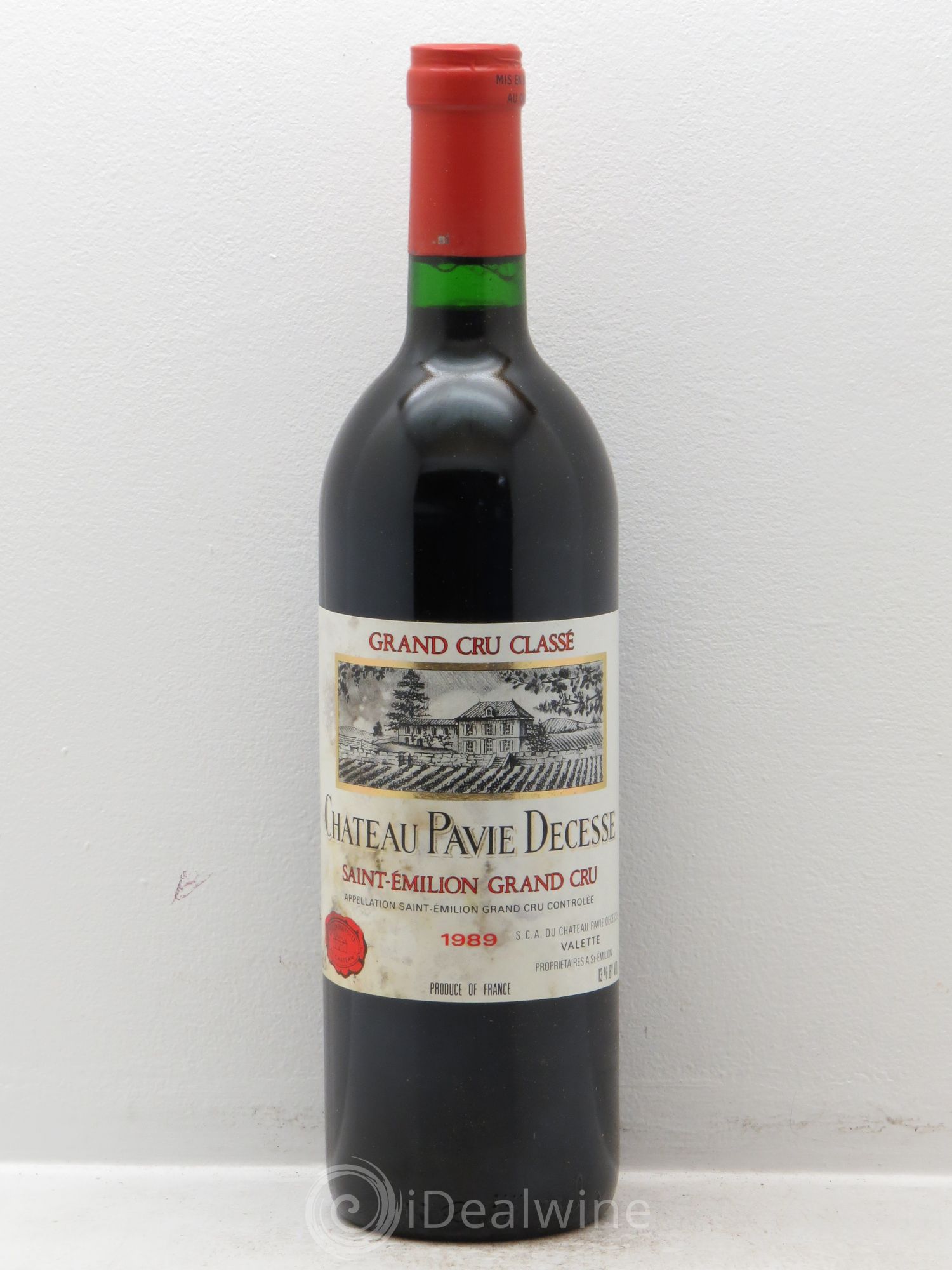 Château Pavie Decesse Grand Cru Classé 1989 - Lot de 12 bouteilles - 0