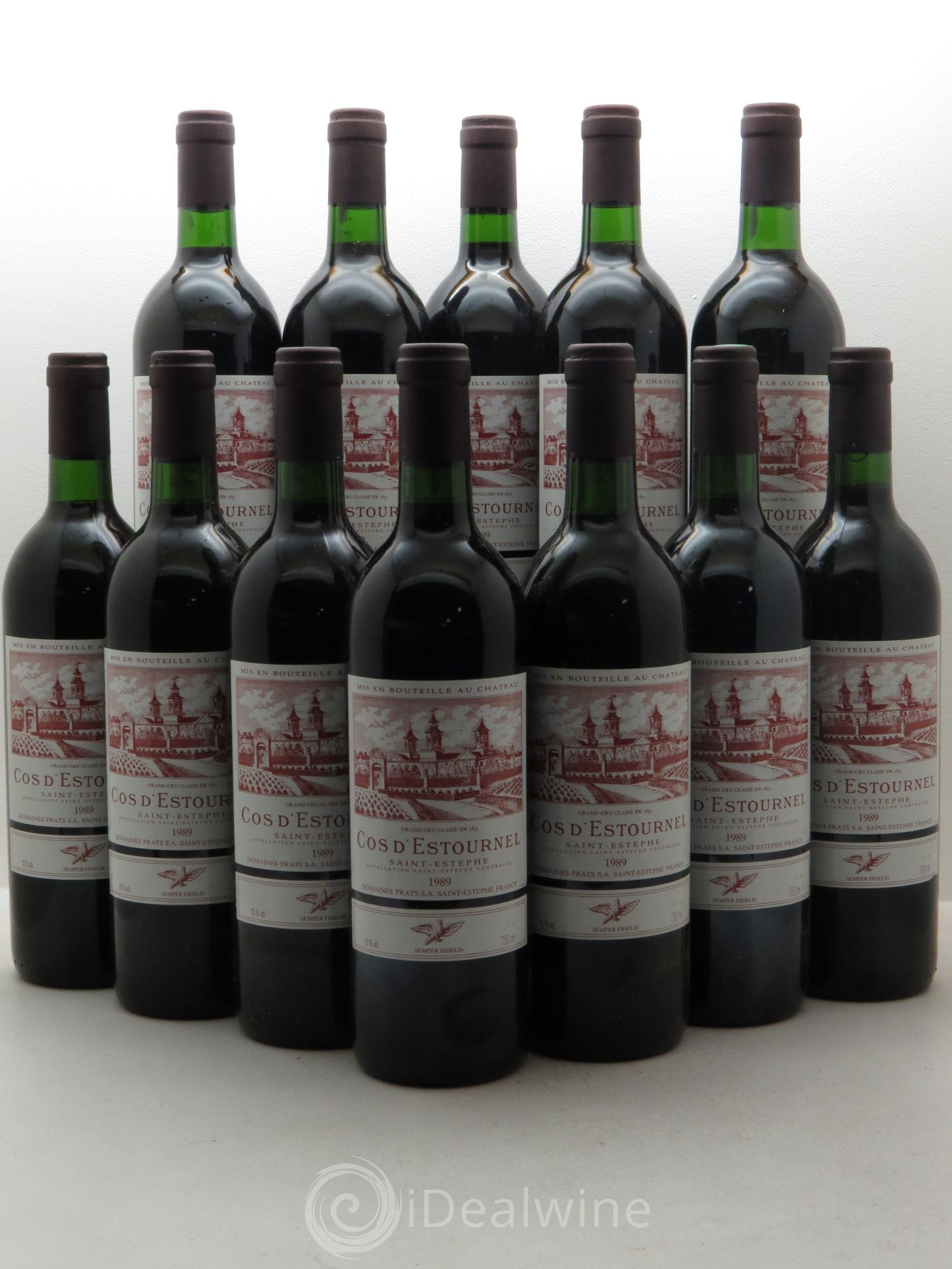 Cos d'Estournel 2ème Grand Cru Classé 1989 - Lot de 12 bouteilles - 0