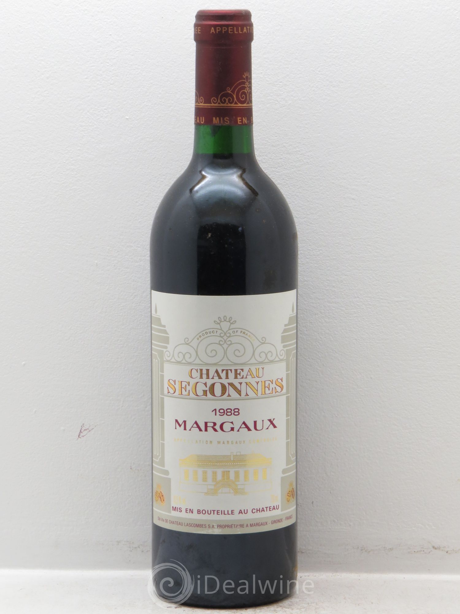 Château Segonnes 1988 - Lot de 12 bouteilles - 0