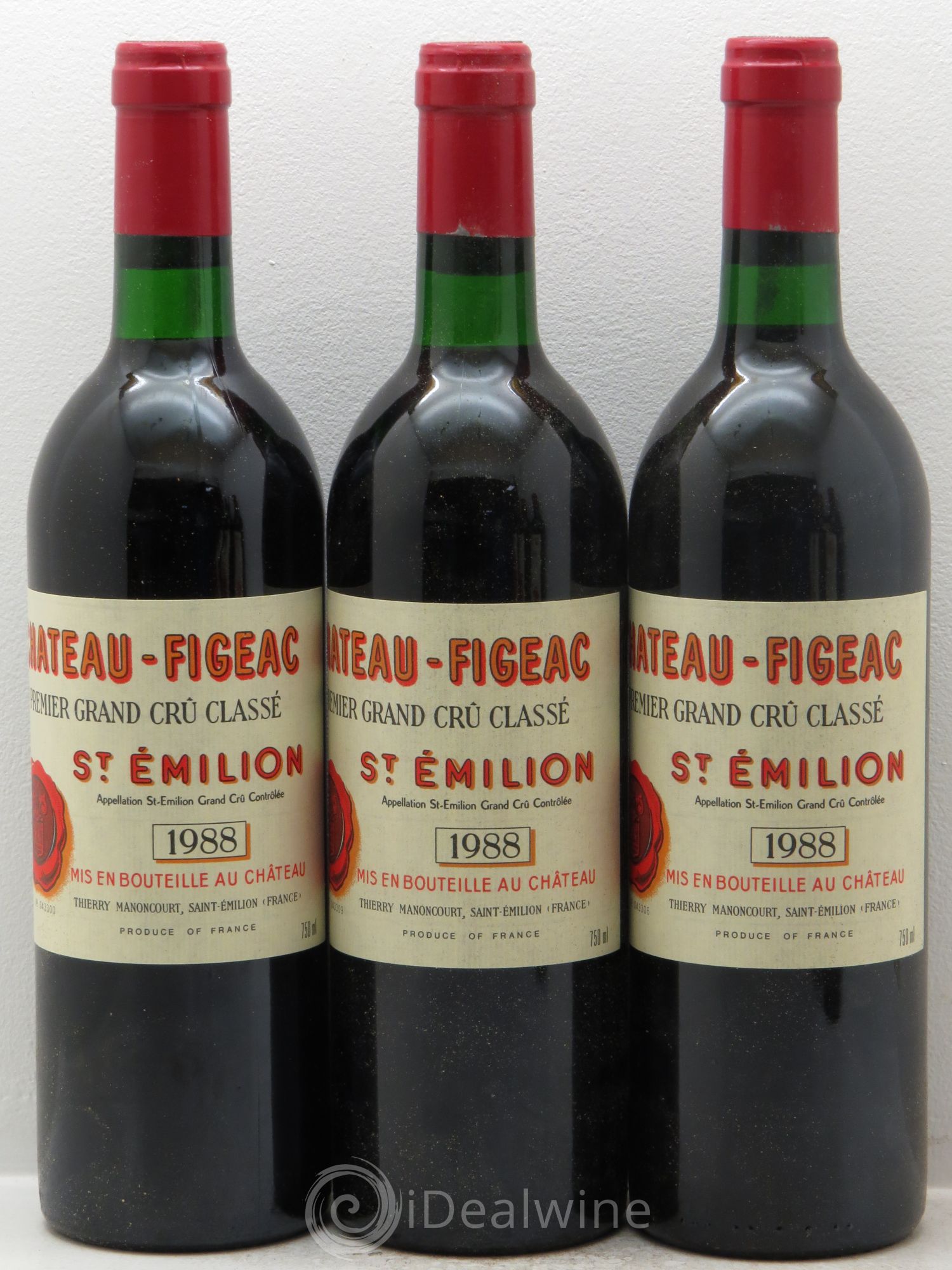 Château Figeac 1er Grand Cru Classé A 1988 - Lot de 12 bouteilles - 2