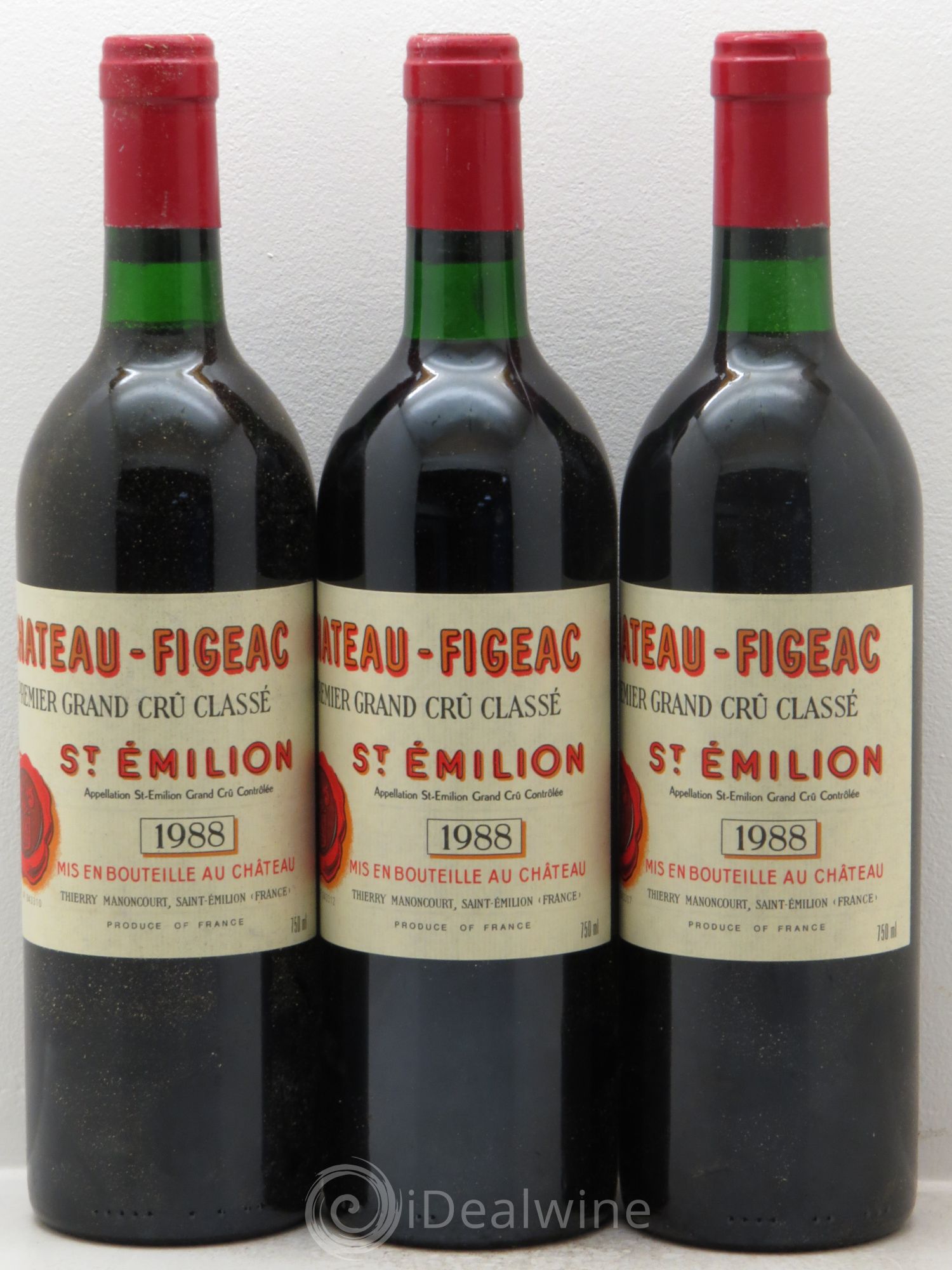 Château Figeac 1er Grand Cru Classé A 1988 - Lot de 12 bouteilles - 3