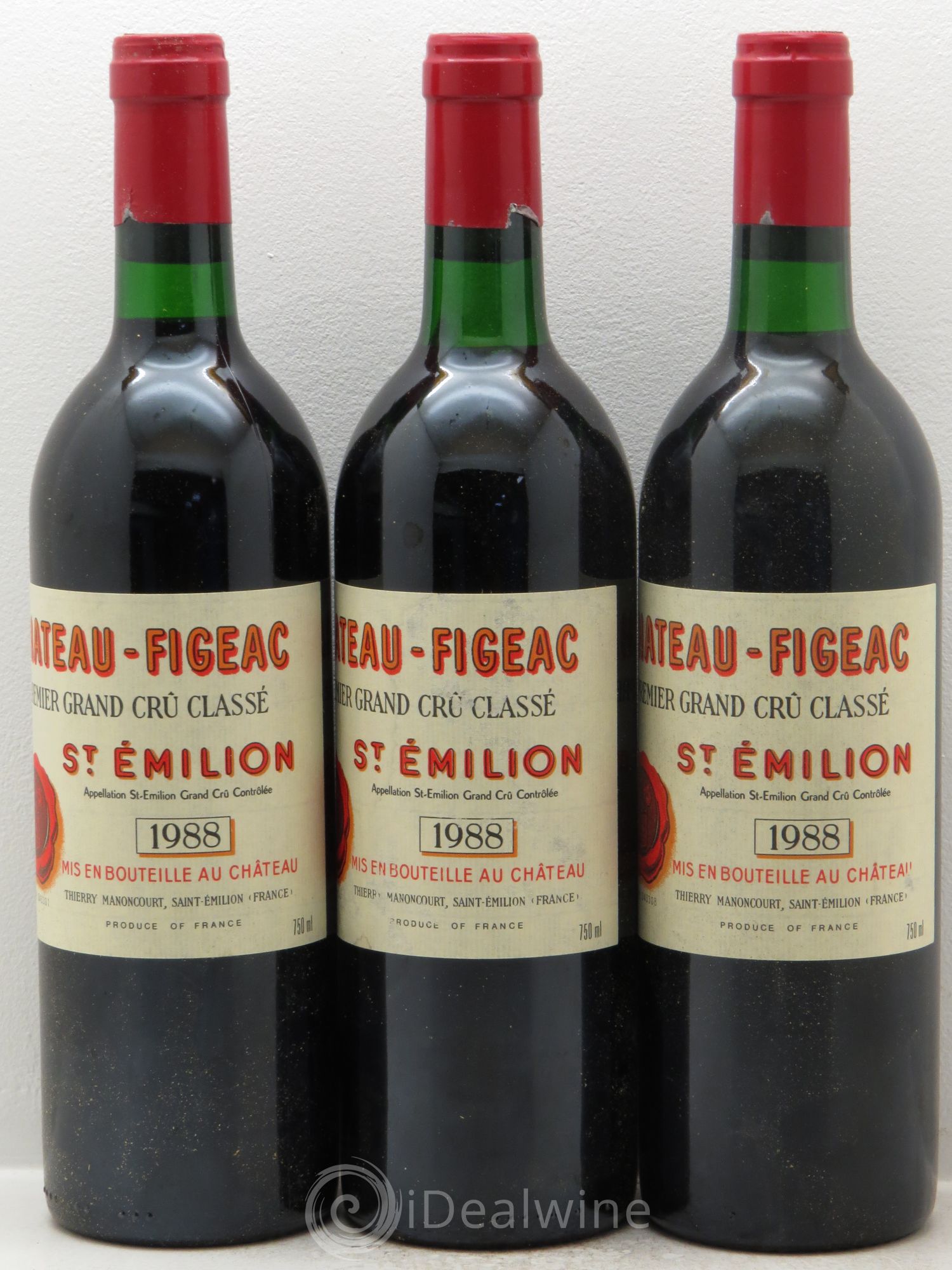 Château Figeac 1er Grand Cru Classé A 1988 - Lot de 12 bouteilles - 4