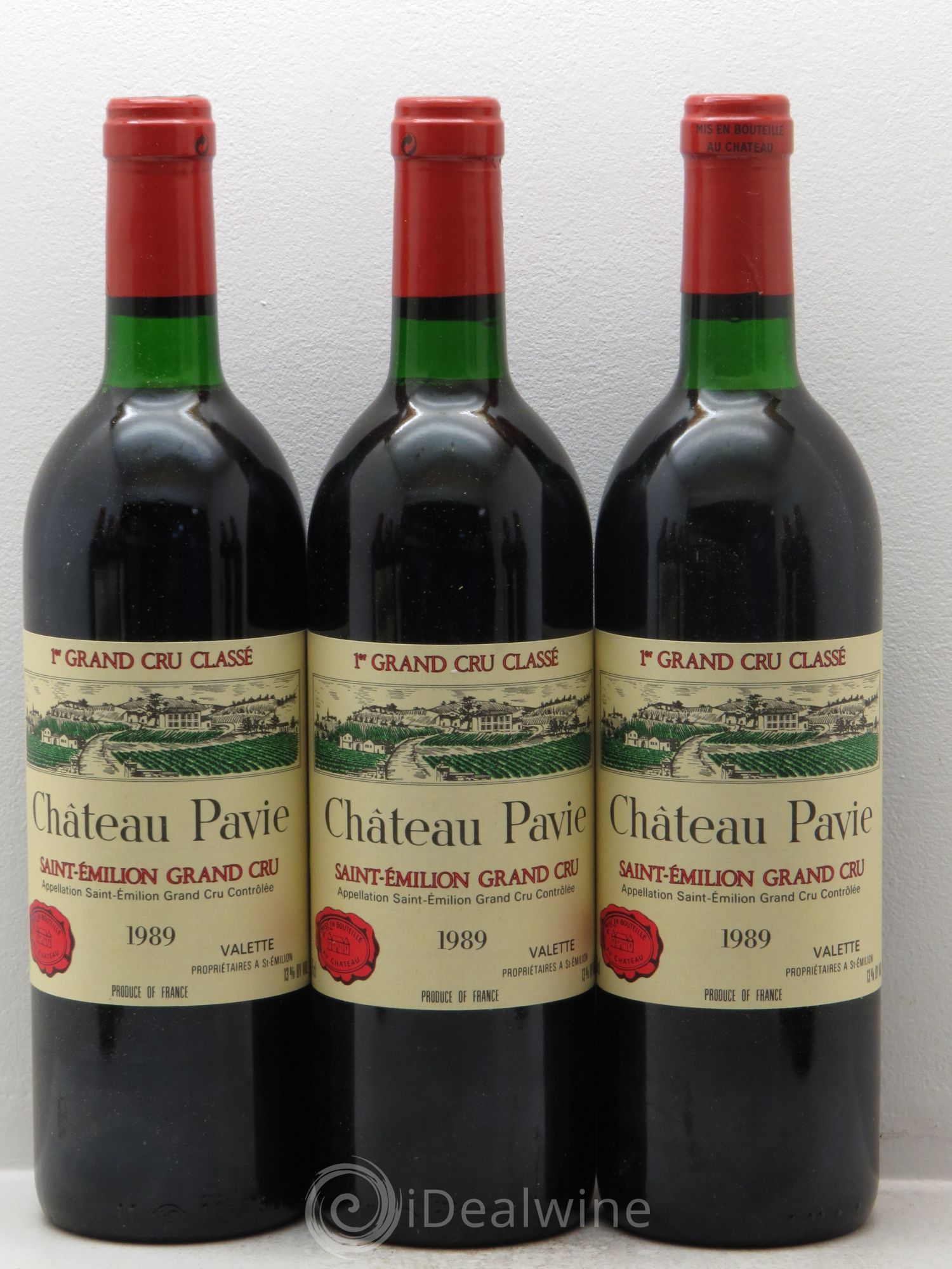 Château Pavie 1er Grand Cru Classé A 1989 - Lot de 12 bouteilles - 2