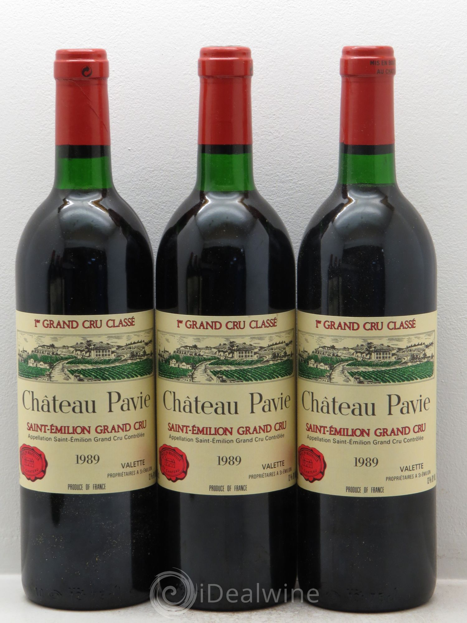 Château Pavie 1er Grand Cru Classé A 1989 - Lot de 12 bouteilles - 3