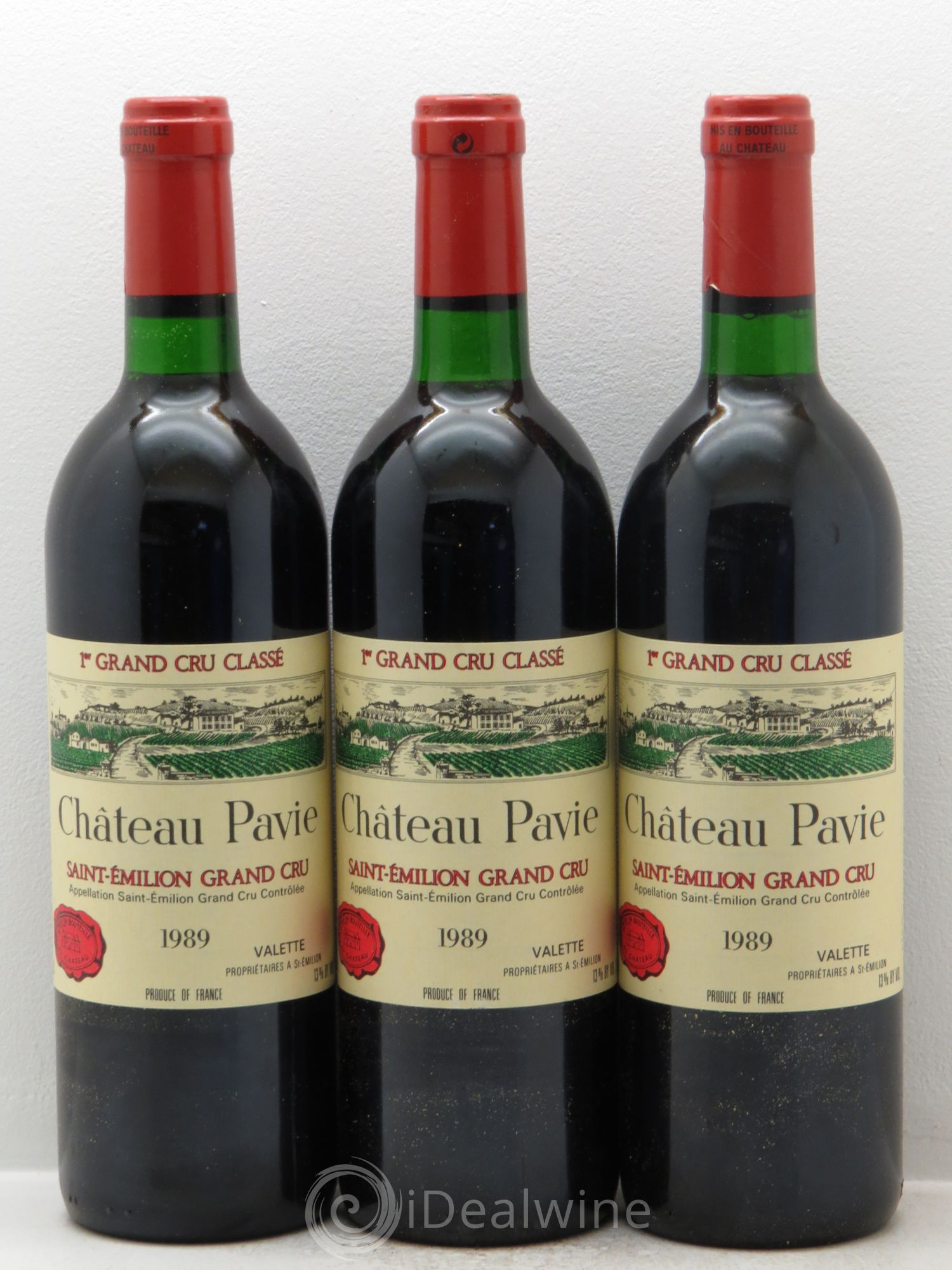 Château Pavie 1er Grand Cru Classé A 1989 - Lot de 12 bouteilles - 4