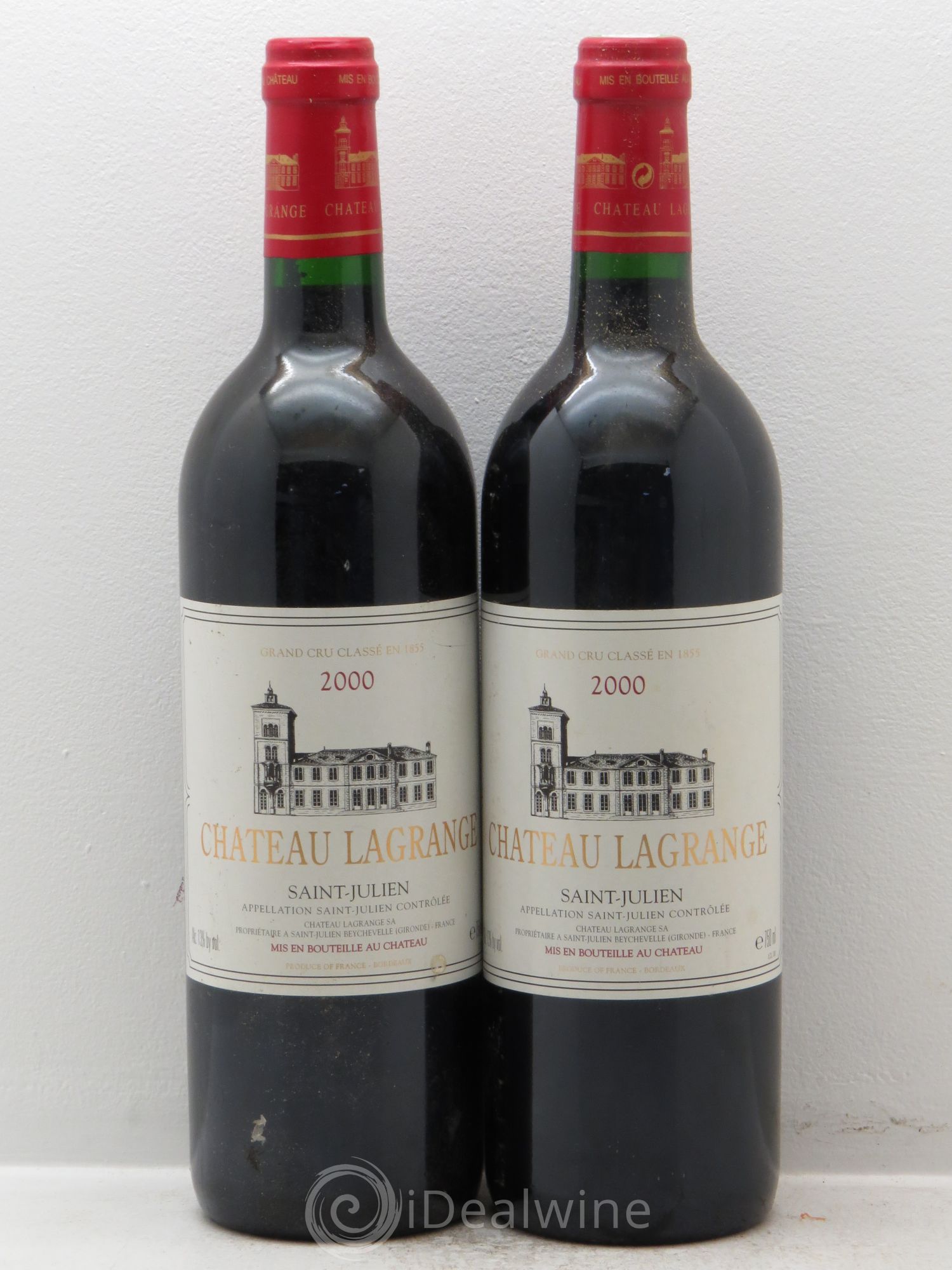 Château Lagrange 3ème Grand Cru Classé 2000 - Lot de 2 bouteilles - 0