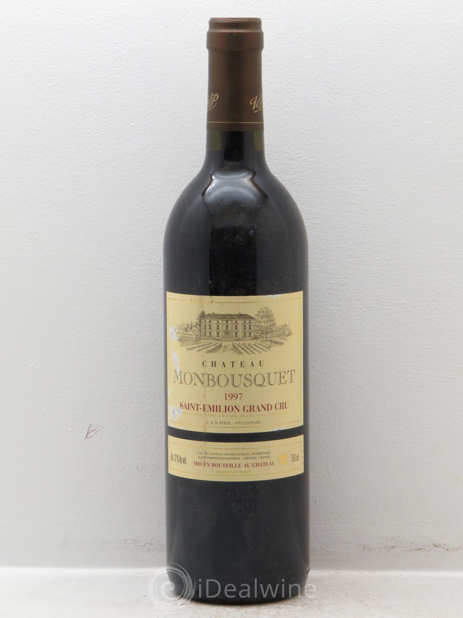 Château Monbousquet Grand Cru Classé 1997 - Lot de 1 bouteille - 0