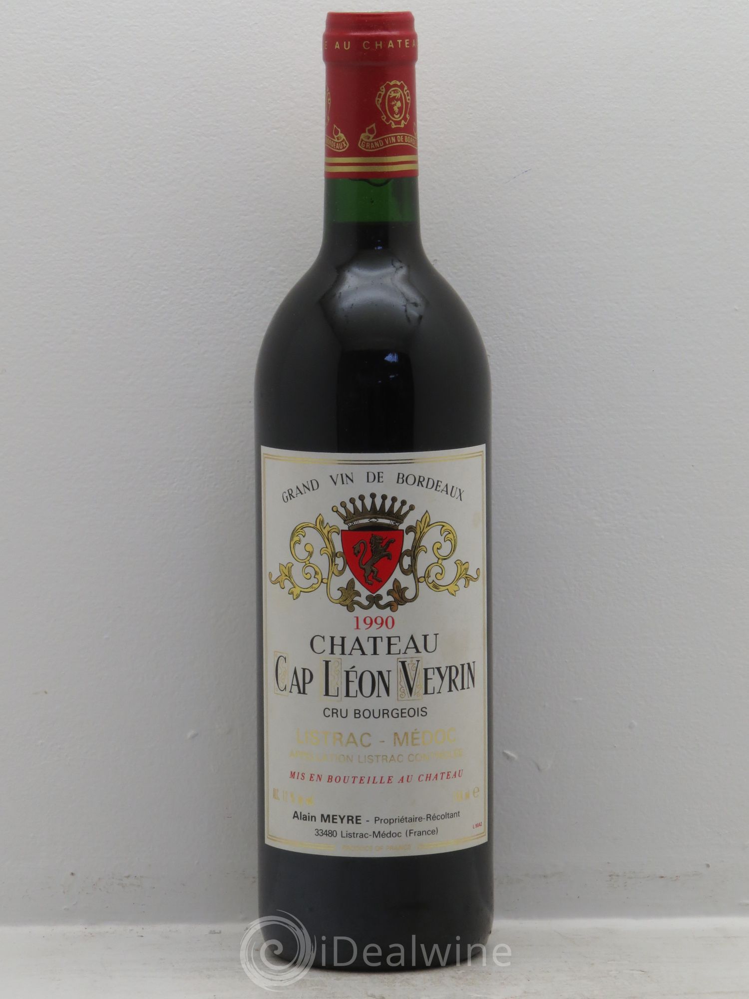 Listrac Cap Léon Veyrin 1990 - Posten von 12 Flaschen - 0