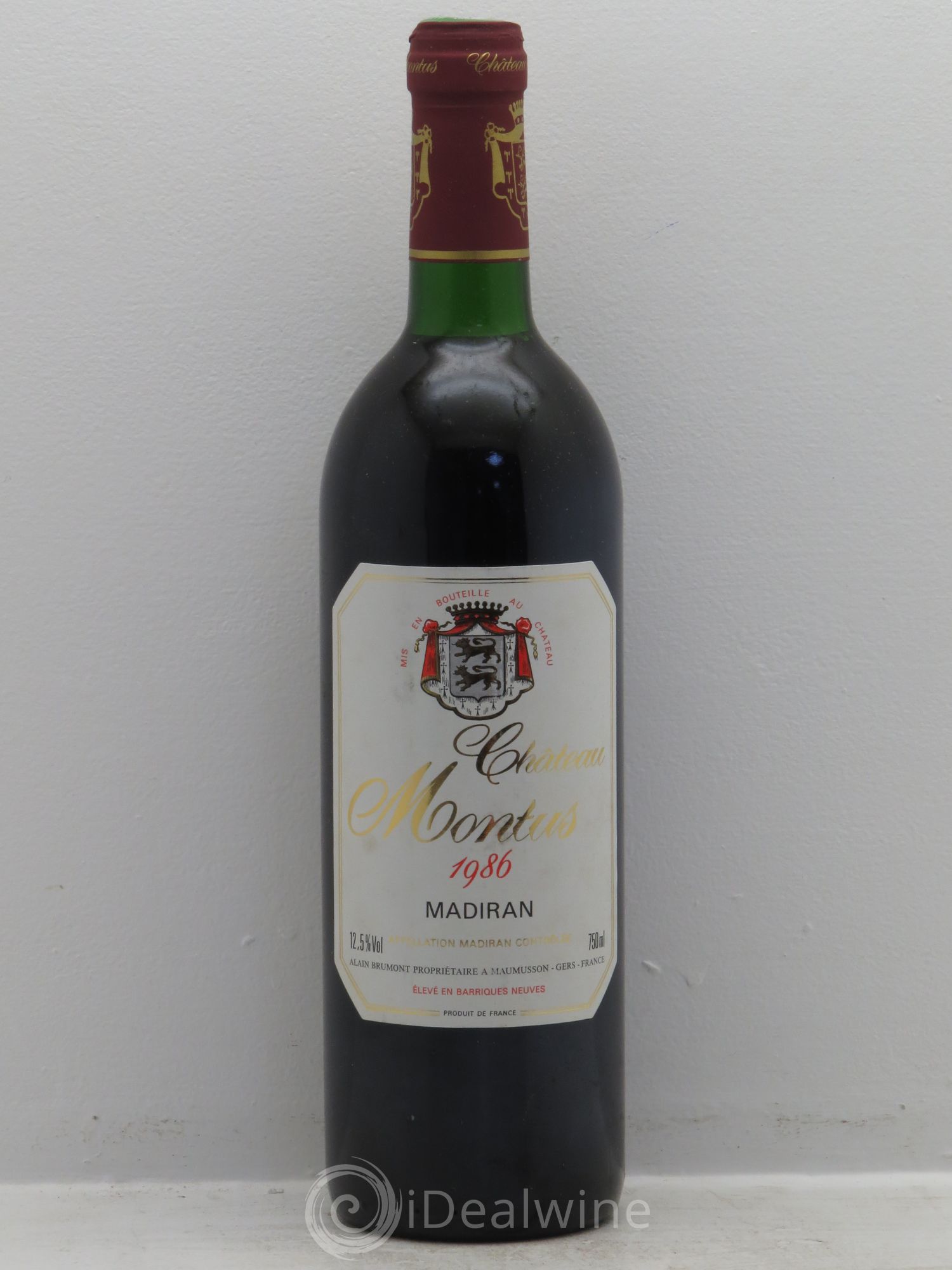 Madiran Château Montus Alain Brumont 1986 - Lot de 12 bouteilles - 0
