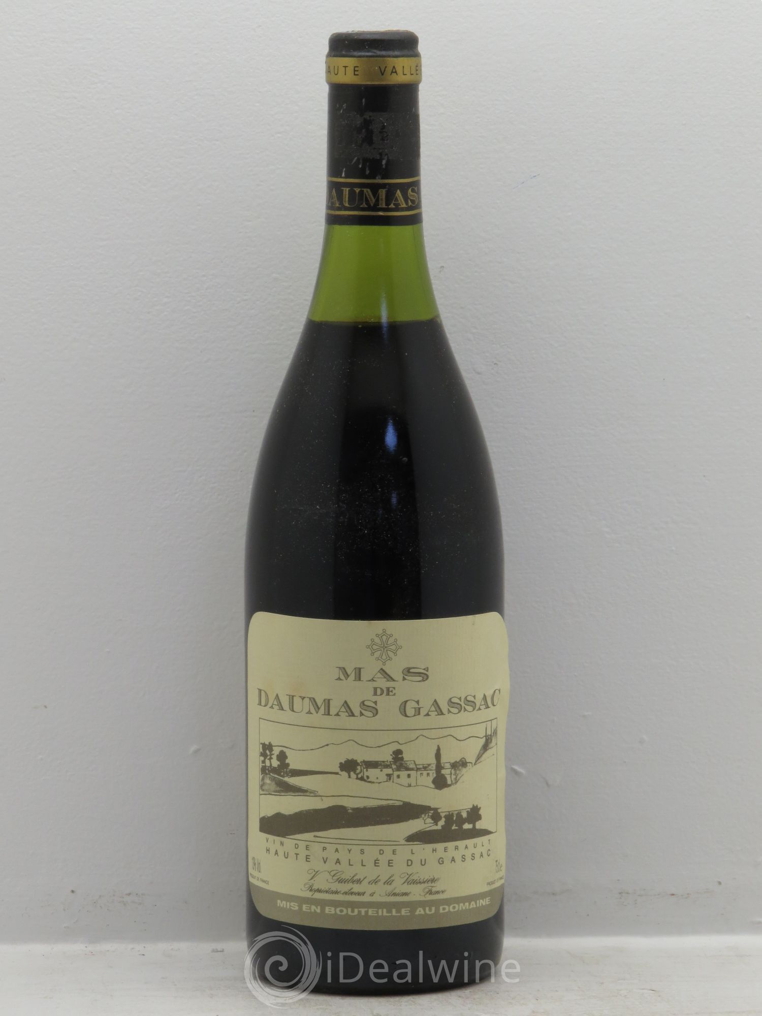 Saint-Guilhem-le-Désert - Cité d'Aniane Mas Daumas Gassac Famille Guibert de La Vaissière 1989 - Lot de 6 bouteilles - 0