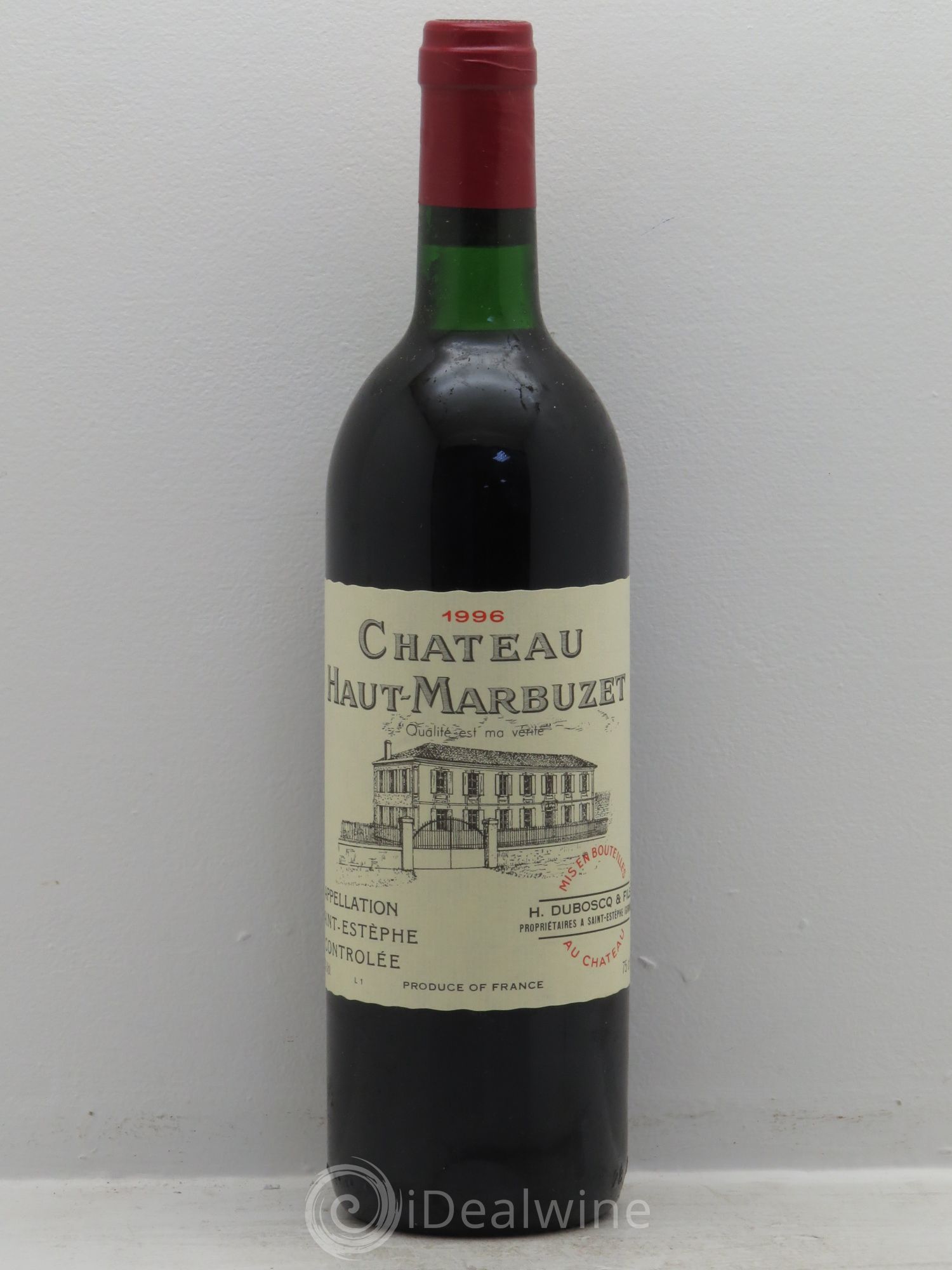 Château Haut Marbuzet 1996 - Lot de 6 bouteilles - 0