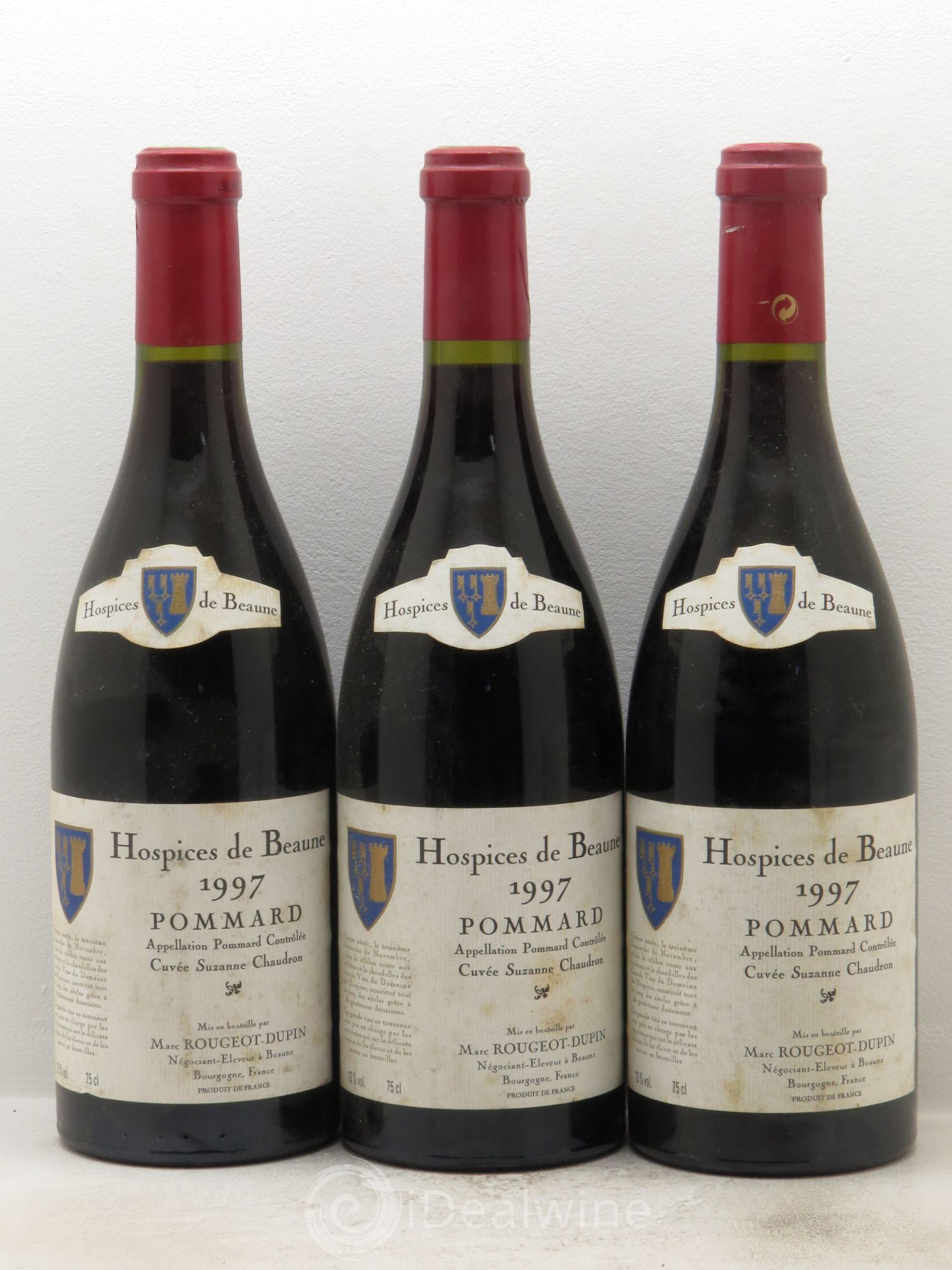 Pommard Cuvée Suzanne Chaudron 1997 - Posten von 3 Flaschen - 0