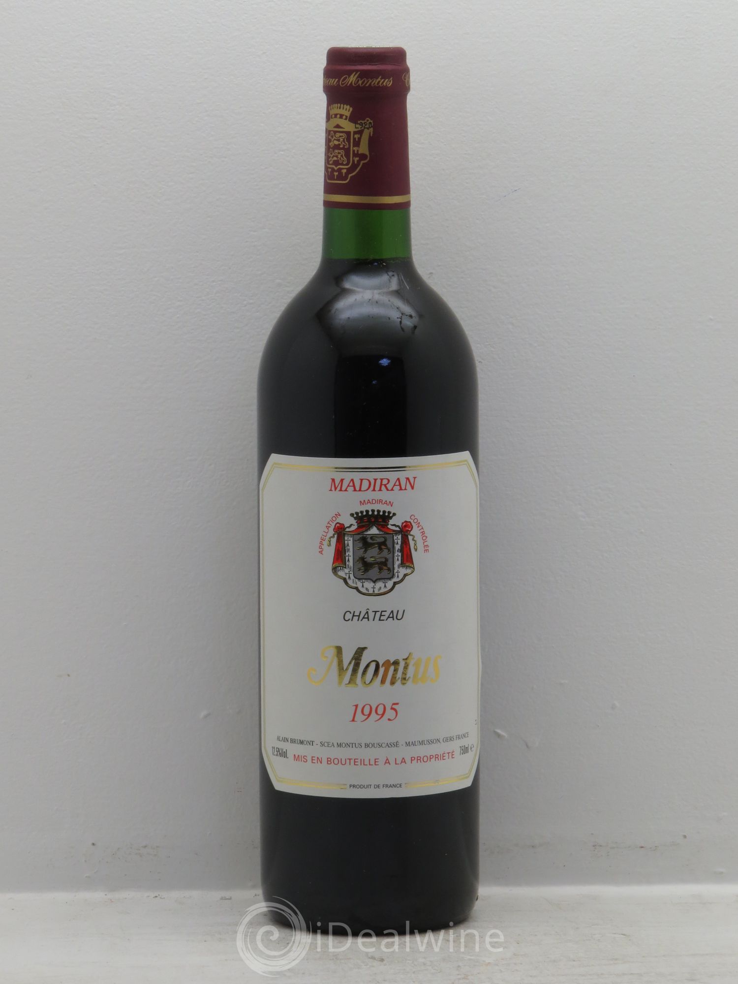 Madiran Château Montus Alain Brumont 1995 - Lot de 6 bouteilles - 0