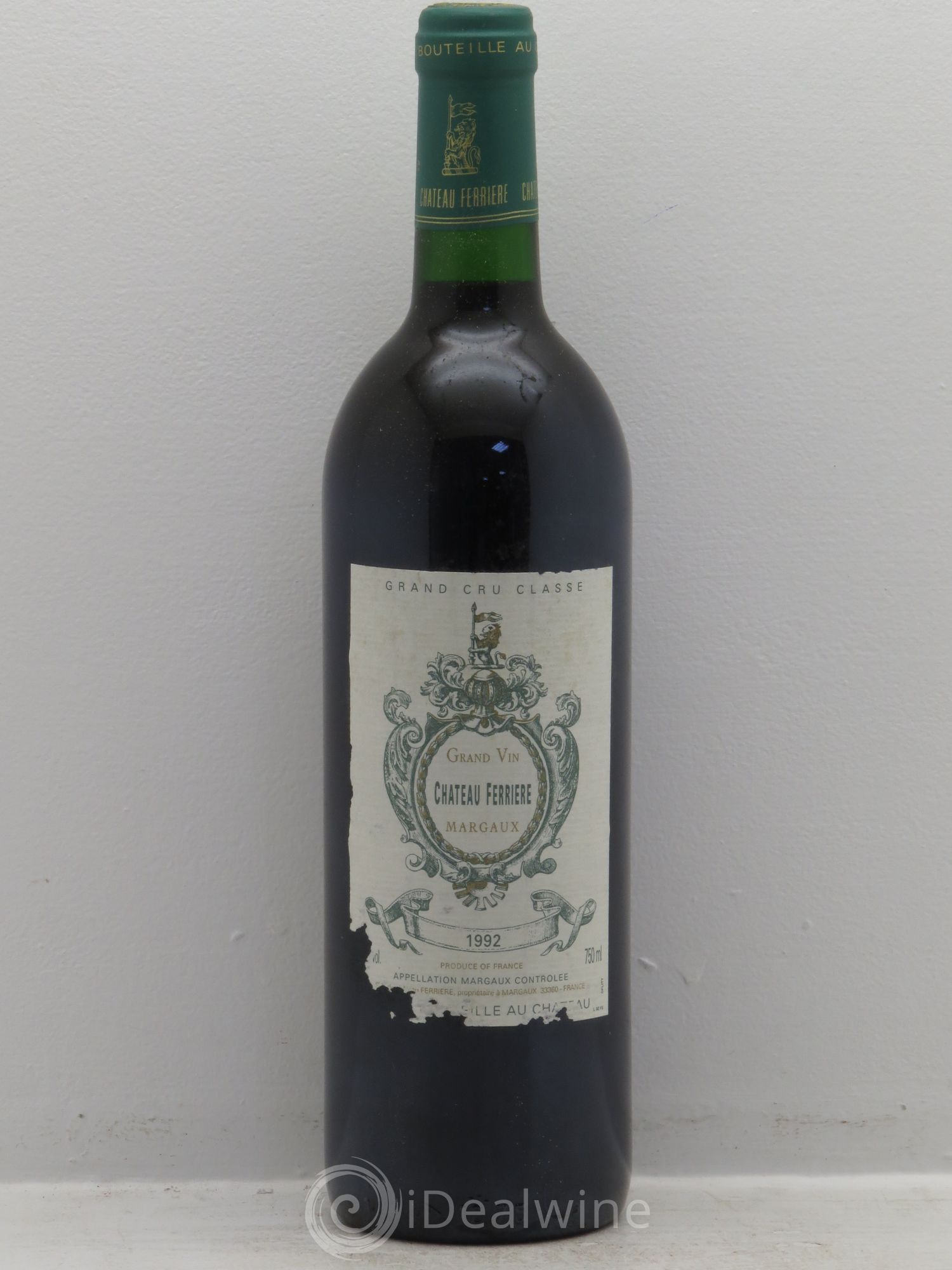 Château Ferrière 3ème Grand Cru Classé 1992 - Lot de 12 bouteilles - 0