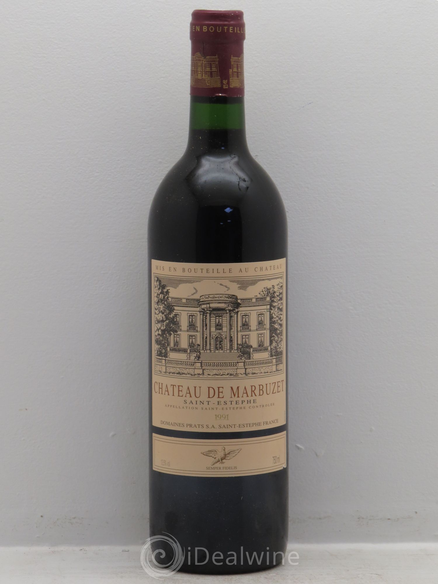 Château de Marbuzet Cru Bourgeois 1991 - Lot de 12 bouteilles - 0