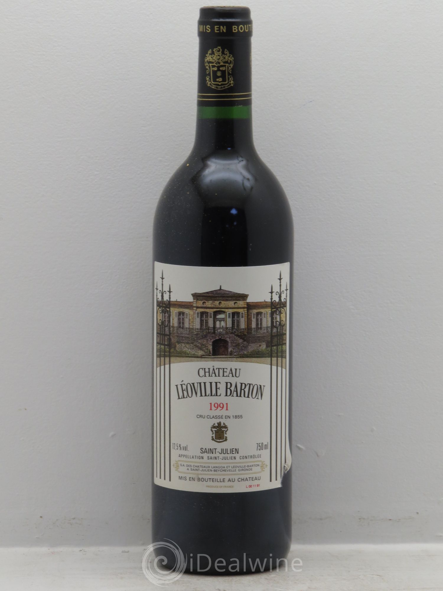 Château Léoville Barton 2ème Grand Cru Classé 1991 - Lot de 12 bouteilles - 0