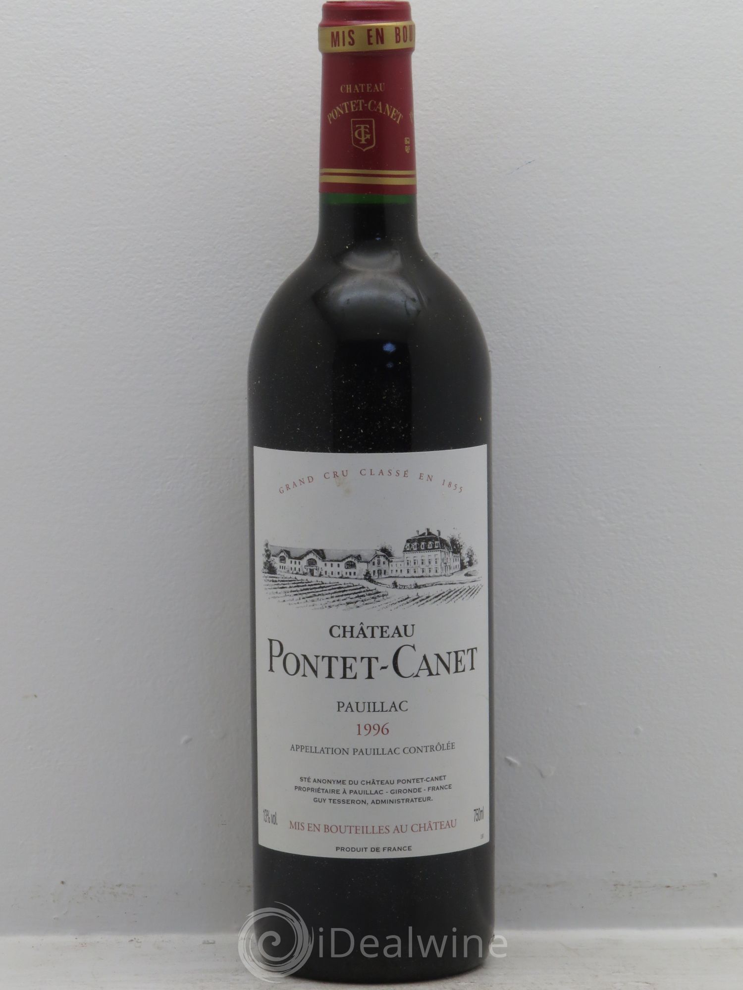 Château Pontet Canet 5ème Grand Cru Classé 1996 - Lot de 12 bouteilles - 0