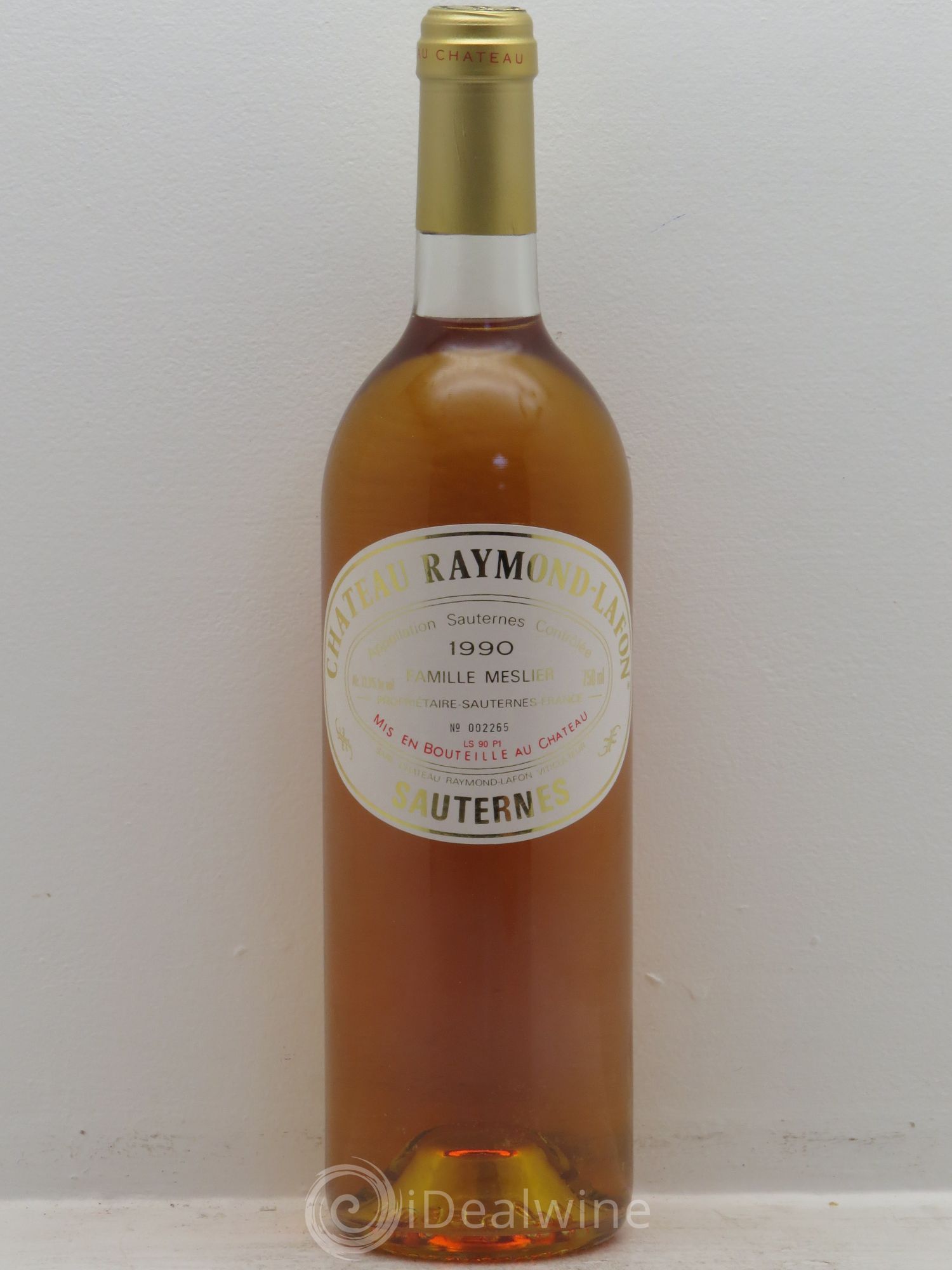 Château Raymond Lafon 1990 - Lotto di 12 bottiglie - 0
