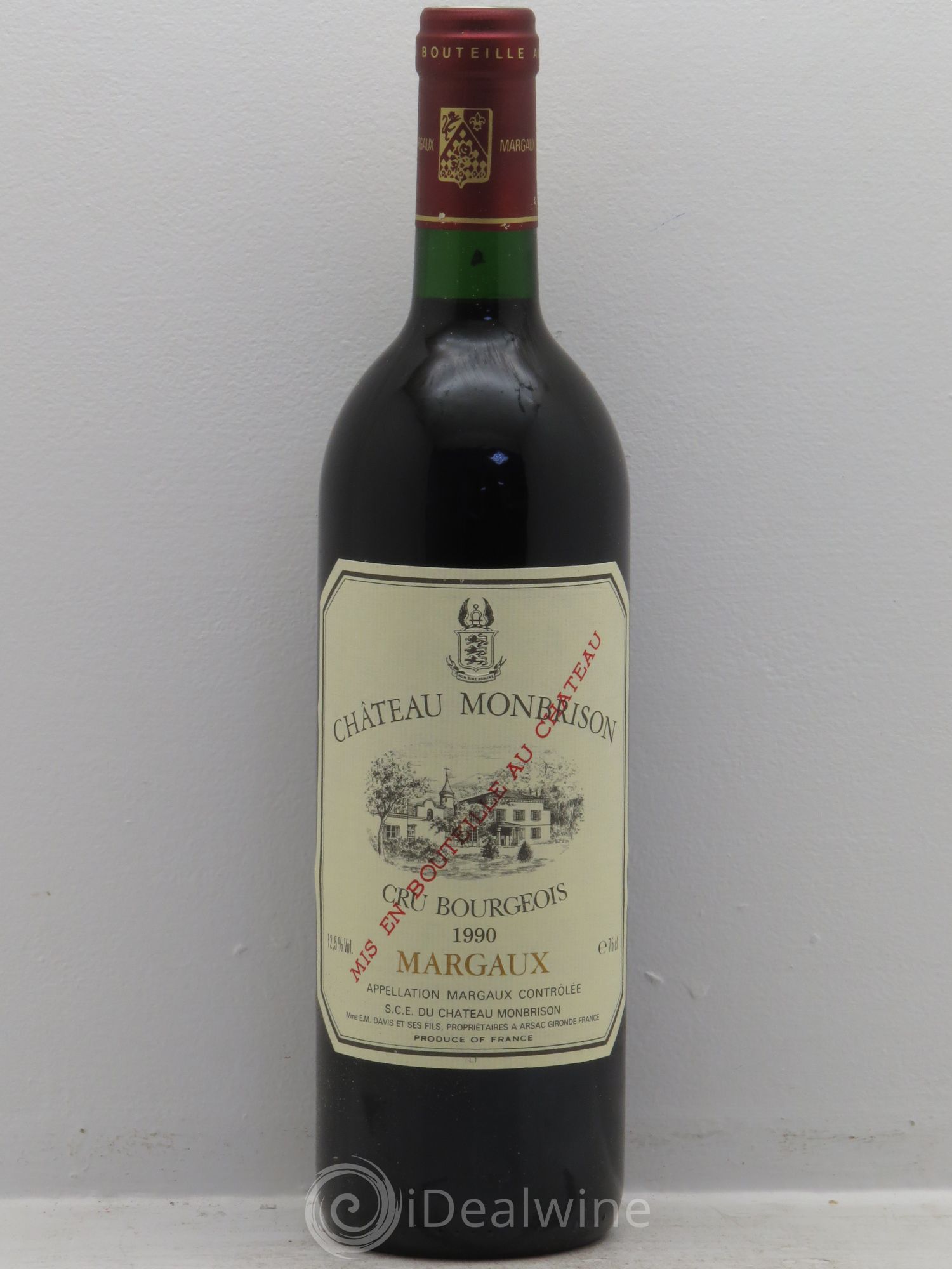 Château Monbrison 1990 - Lot de 12 bouteilles - 0