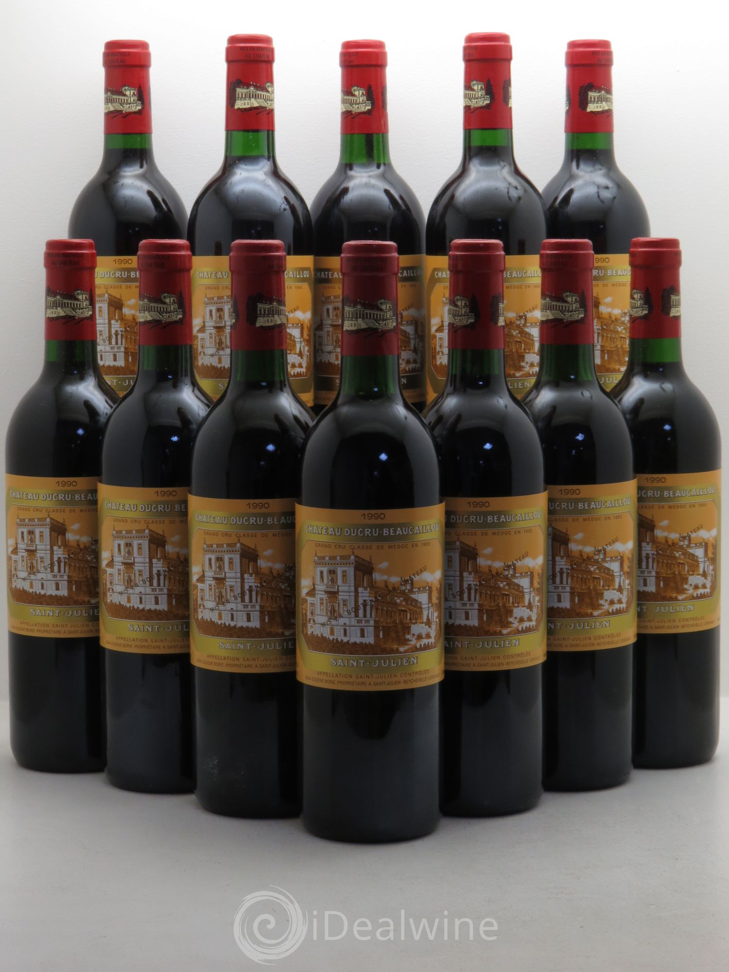 Château Ducru Beaucaillou 2ème Grand Cru Classé 1990 - Lot de 12 bouteilles - 0