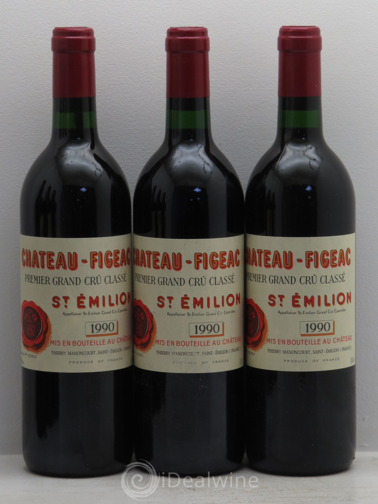 Château Figeac 1er Grand Cru Classé A 1990 - Lot de 12 bouteilles - 3