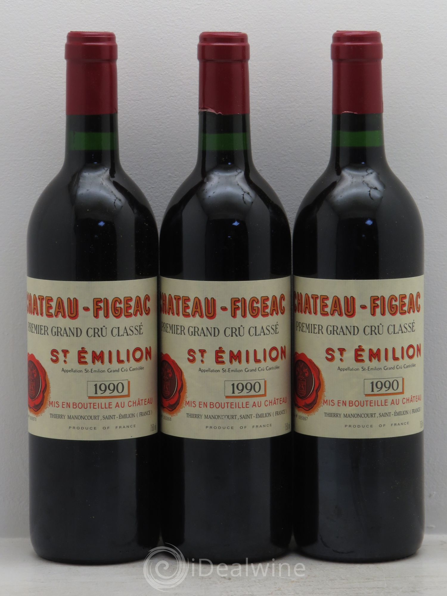 Château Figeac 1er Grand Cru Classé A 1990 - Lot de 12 bouteilles - 4