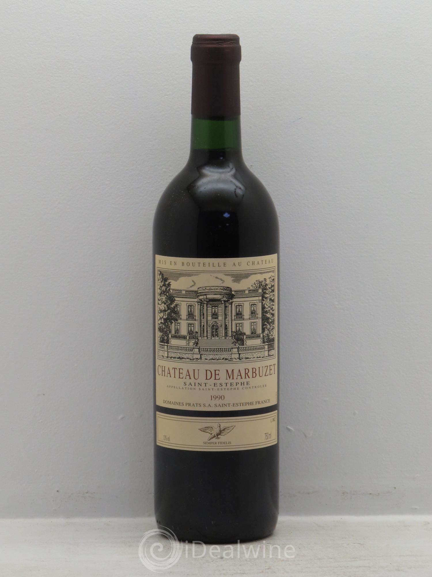 Château de Marbuzet Cru Bourgeois 1990 - Lot de 12 bouteilles - 0