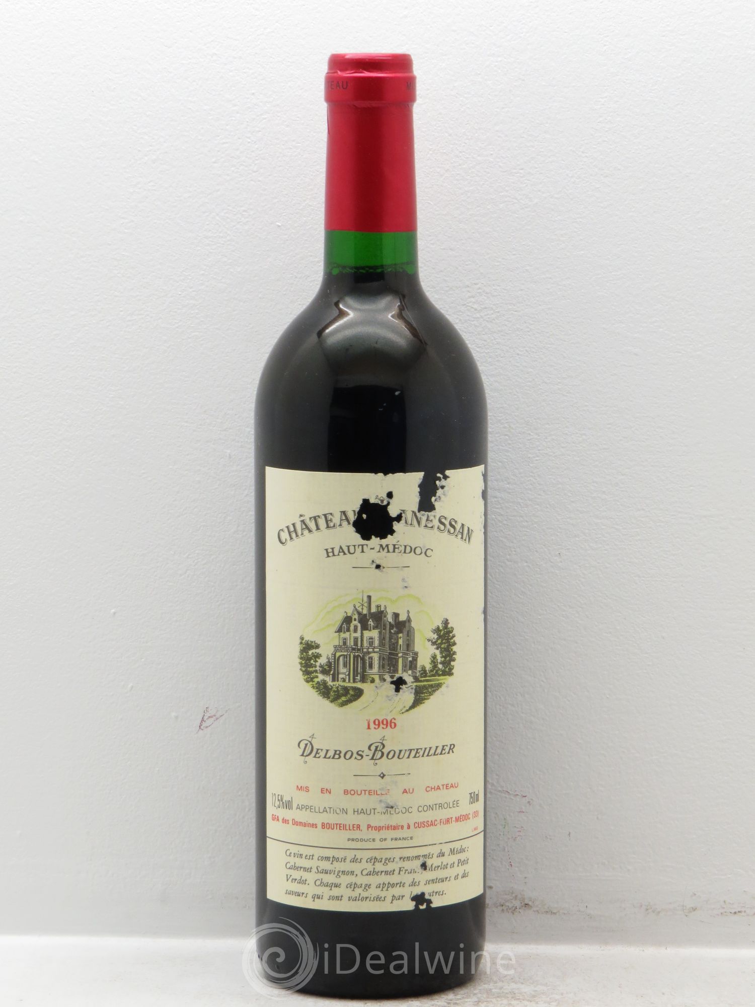 Château Lanessan Cru Bourgeois 1996 - Lot de 12 bouteilles - 0