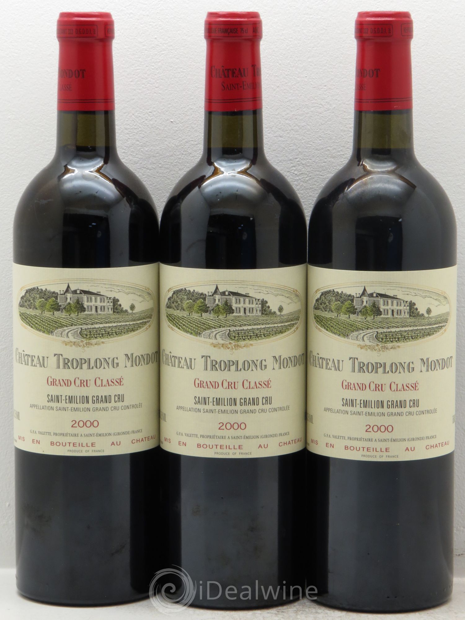 Château Troplong Mondot 1er Grand Cru Classé B 2000 - Lot de 12 bouteilles - 4