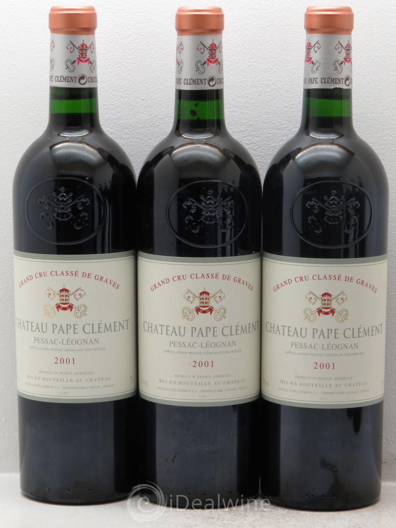 Château Pape Clément Cru Classé de Graves 2001 - Lot de 12 bouteilles - 2
