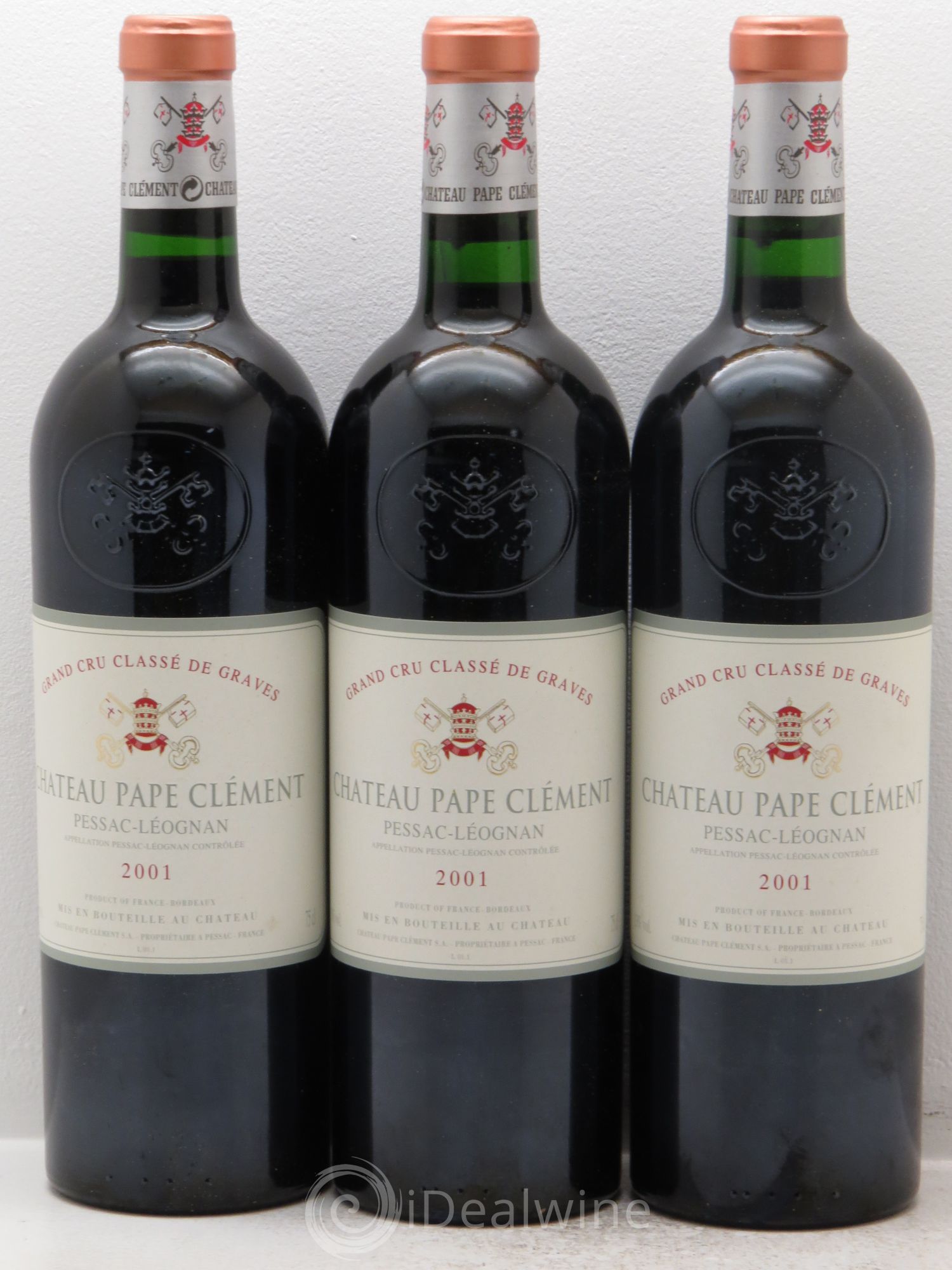 Château Pape Clément Cru Classé de Graves 2001 - Lot de 12 bouteilles - 3
