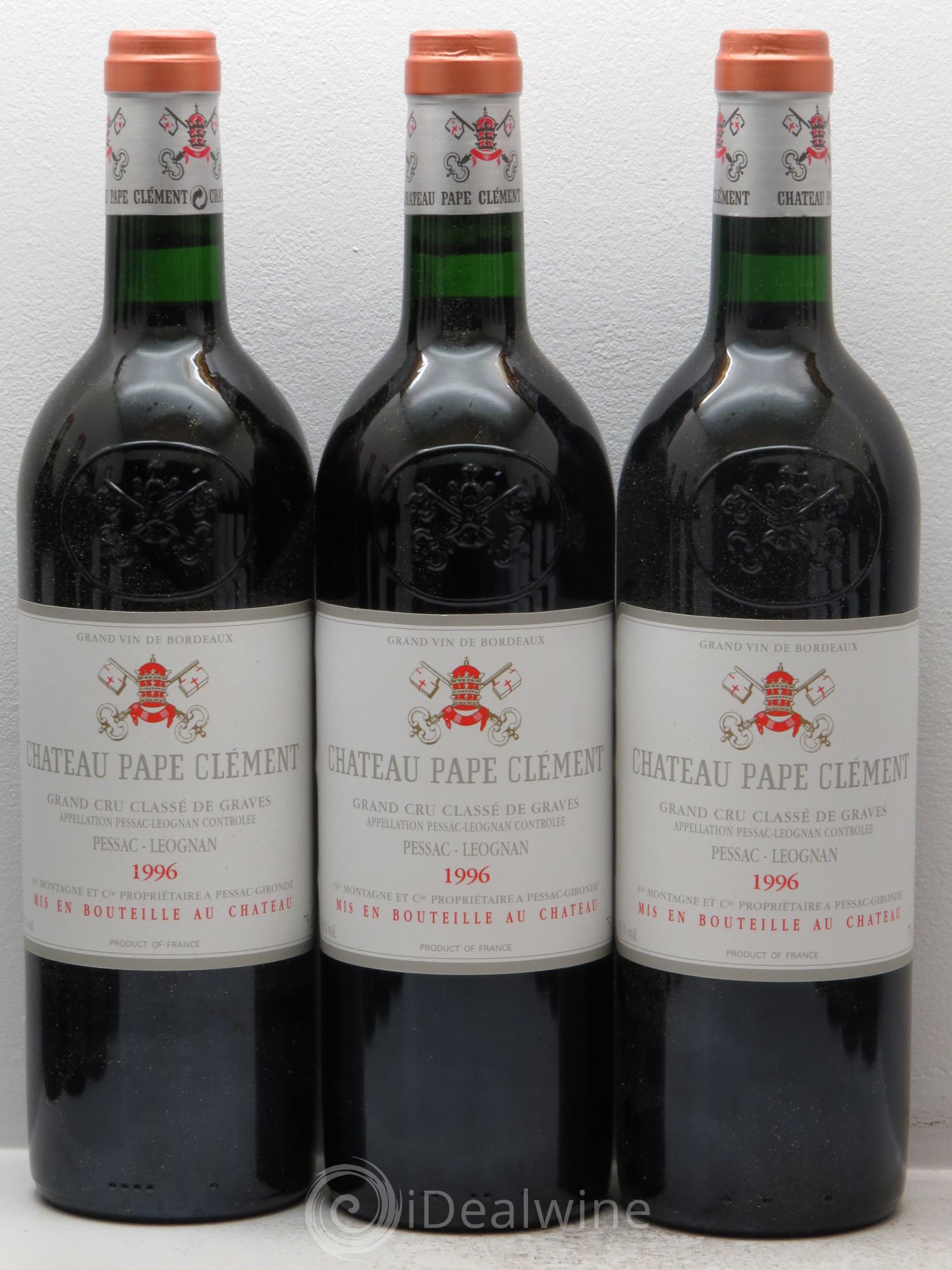 Château Pape Clément Cru Classé de Graves 1996 - Lot de 12 bouteilles - 1