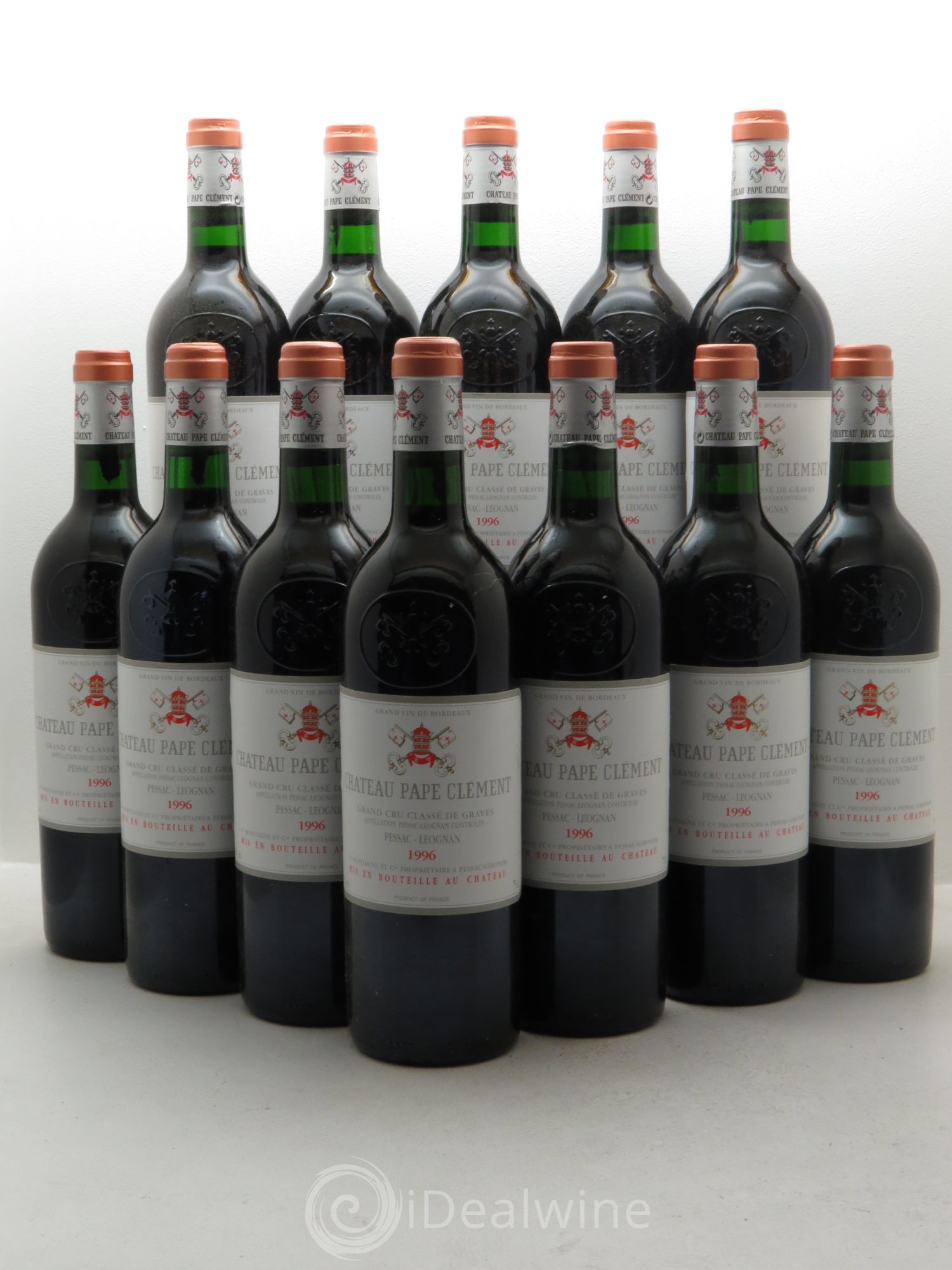 Château Pape Clément Cru Classé de Graves 1996 - Lot de 12 bouteilles - 0