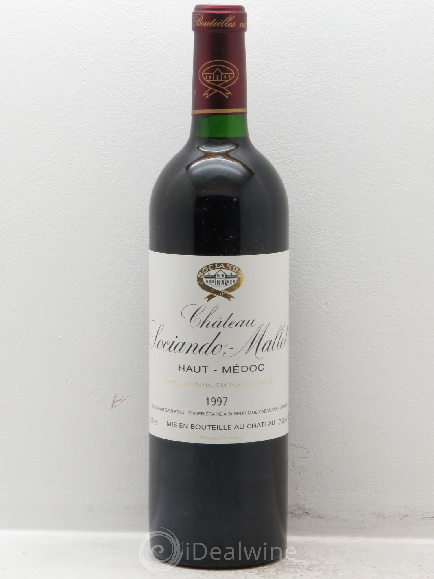 Château Sociando Mallet 1997 - Lot de 6 bouteilles - 0