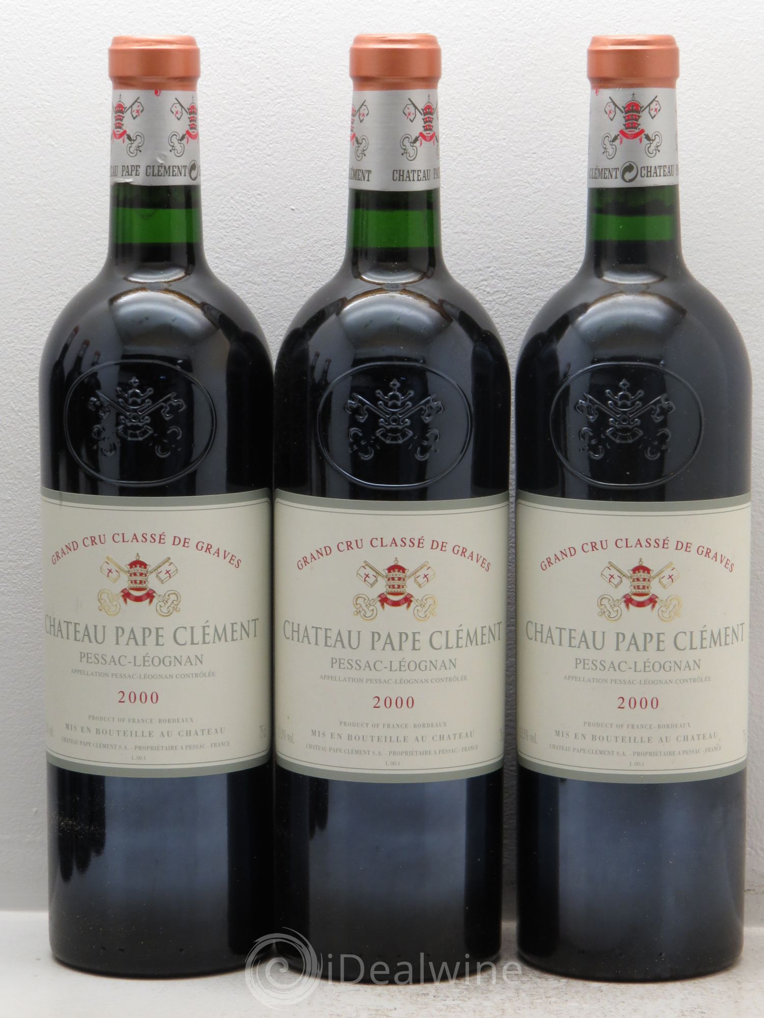 Château Pape Clément Cru Classé de Graves 2000 - Lot de 12 bouteilles - 2