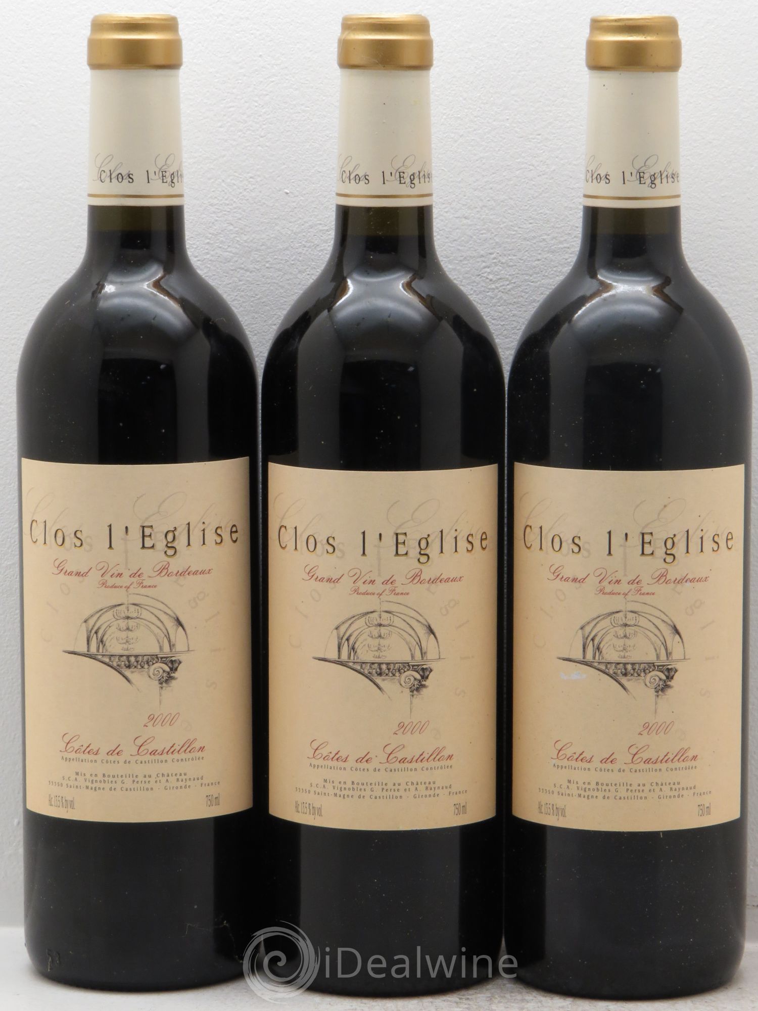 Clos l'Eglise 2000 - Lot de 3 bouteilles - 0