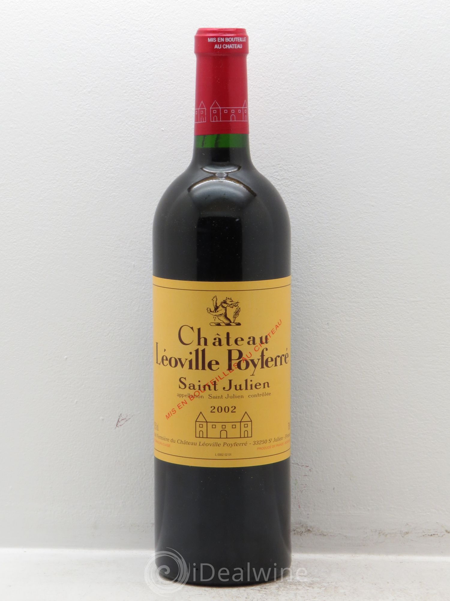 Château Léoville Poyferré 2ème Grand Cru Classé 2002 - Lot de 6 bouteilles - 0