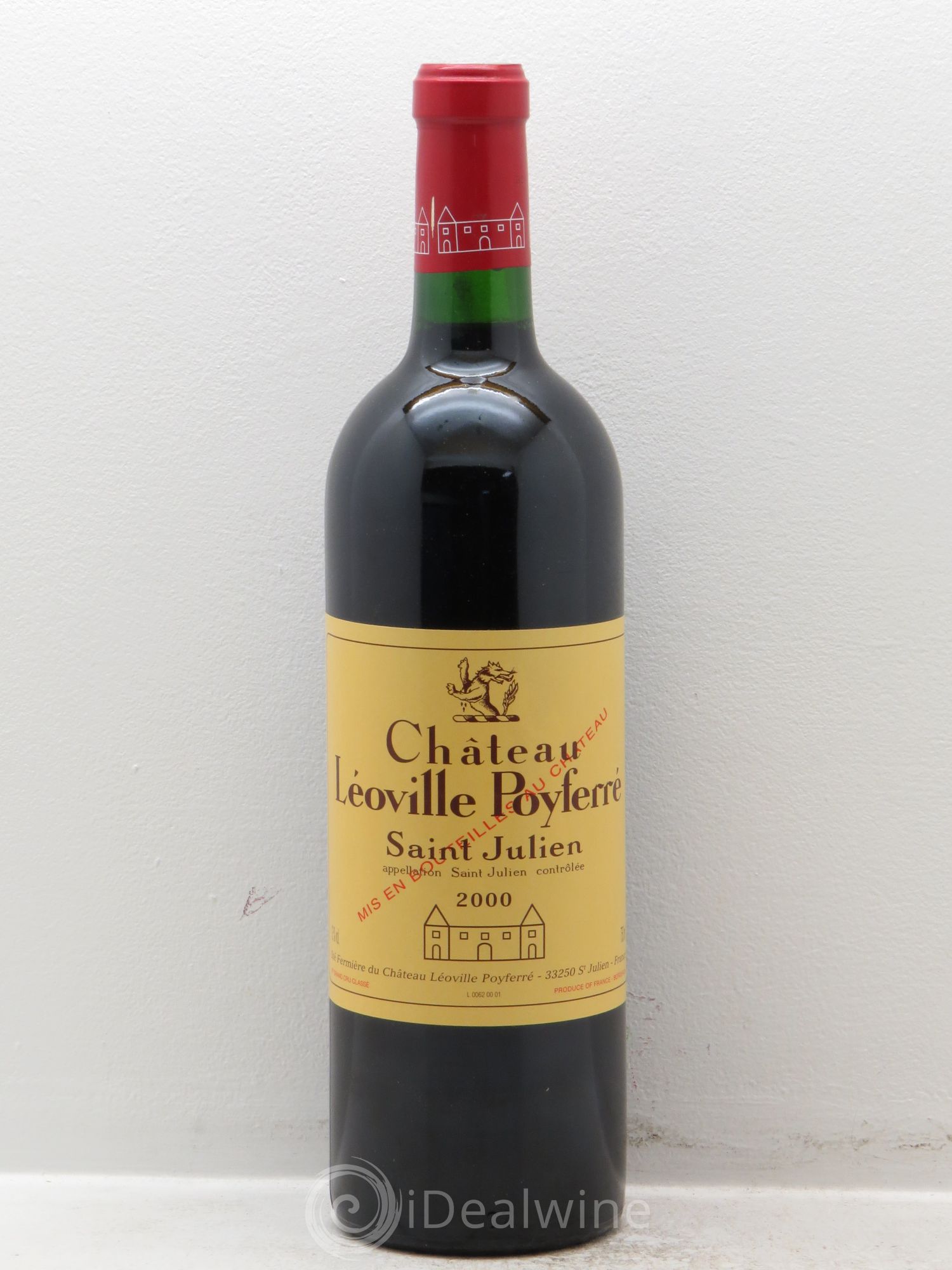 Château Léoville Poyferré 2ème Grand Cru Classé 2000 - Lot de 6 bouteilles - 0