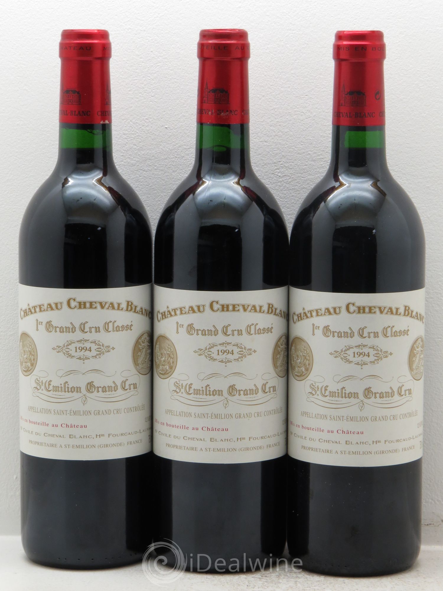 Château Cheval Blanc 1er Grand Cru Classé A 1994 - Lot de 12 bouteilles - 1