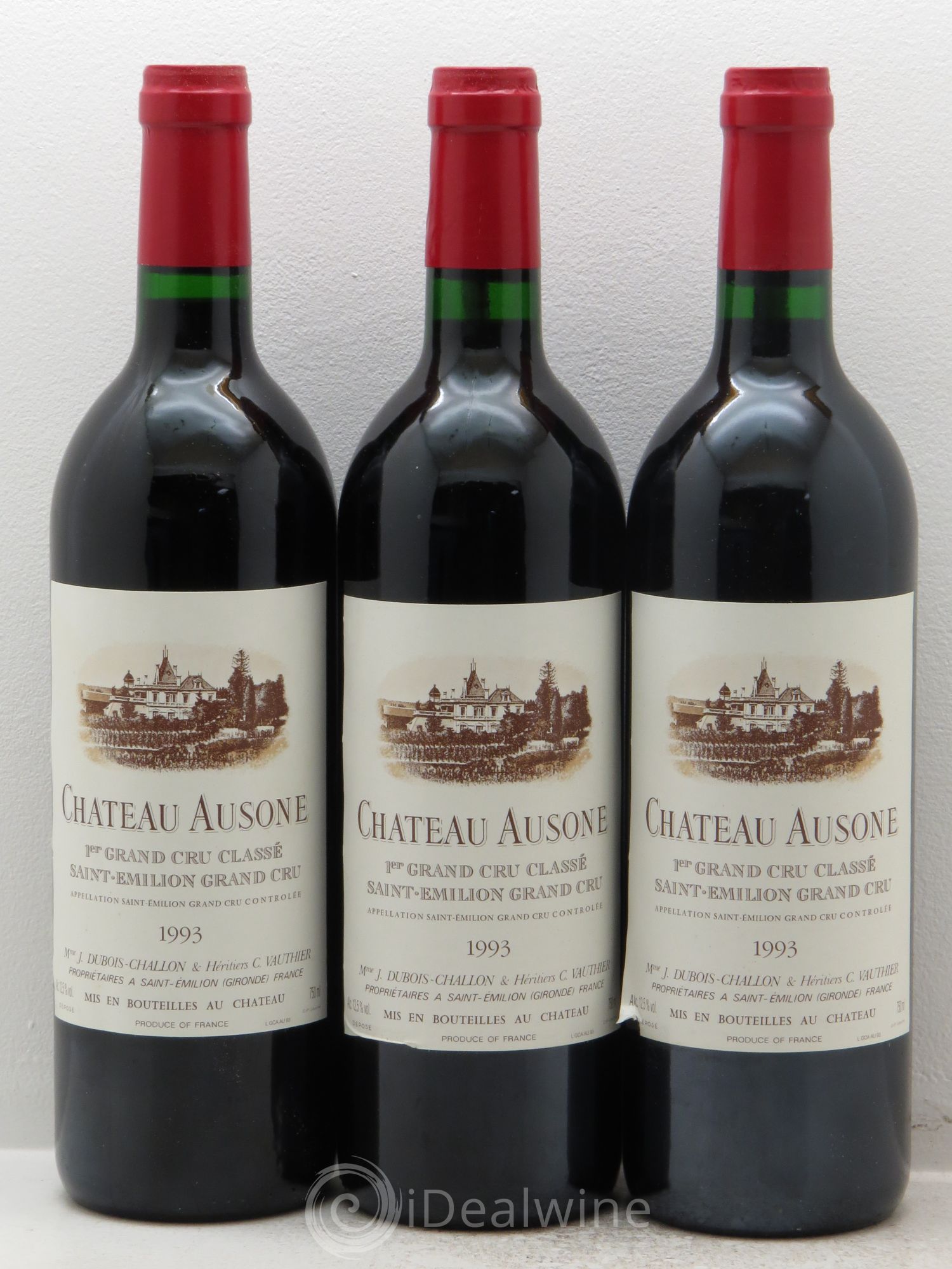 Château Ausone 1er Grand Cru Classé A 1993 - Lot de 12 bouteilles - 4
