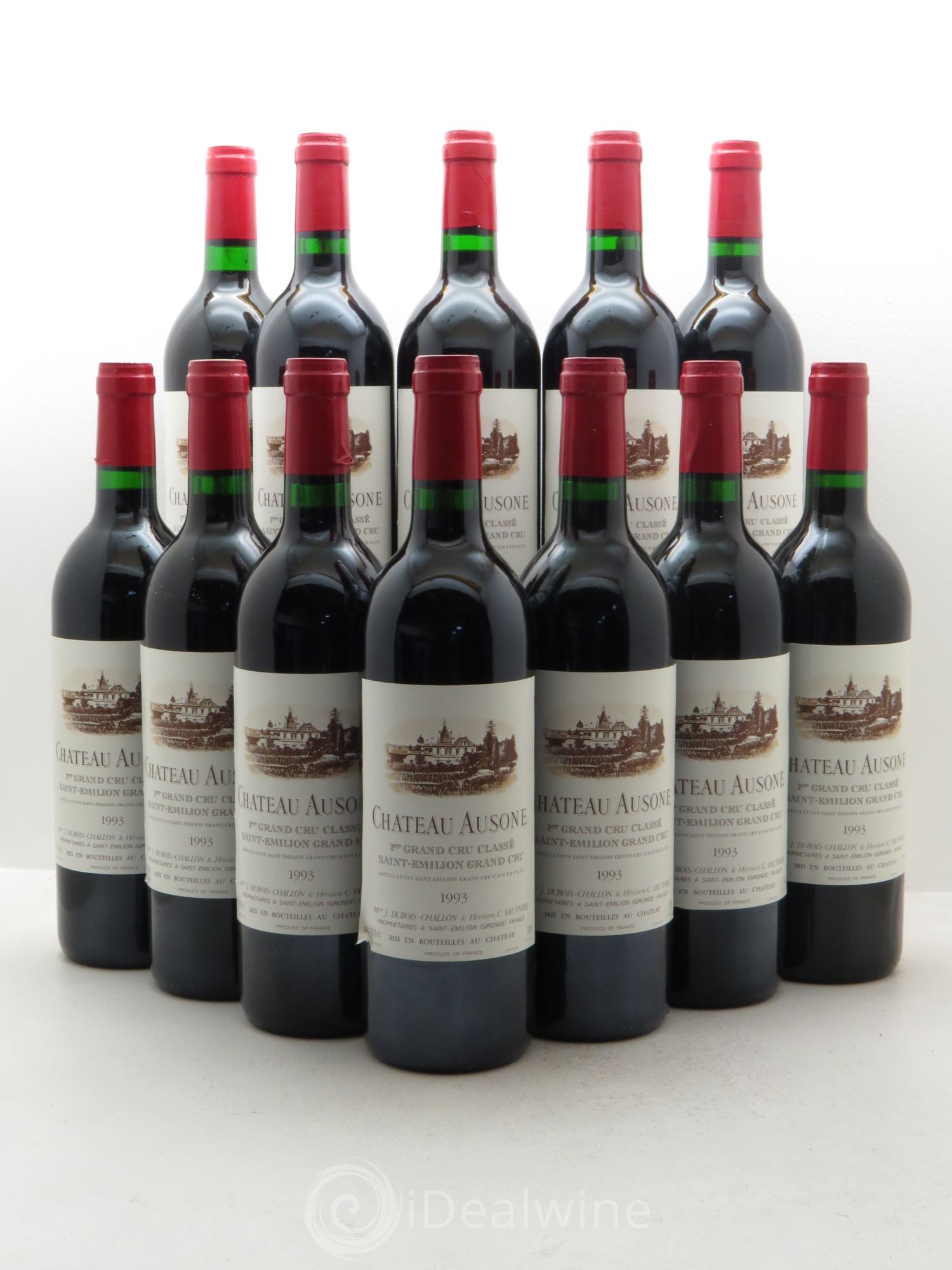 Château Ausone 1er Grand Cru Classé A 1993 - Lot de 12 bouteilles - 0