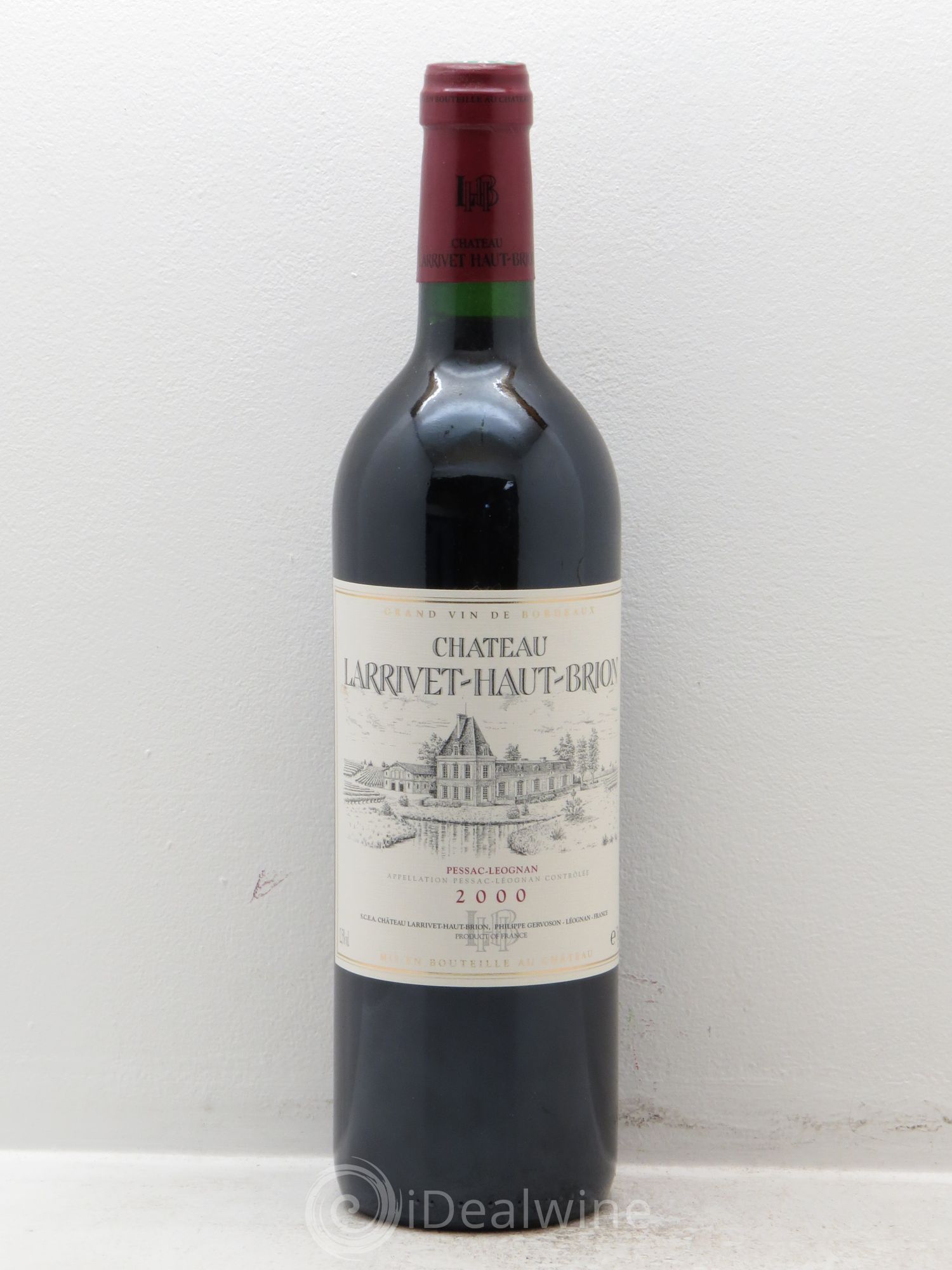 Château Larrivet Haut-Brion 2000 - Lot de 6 bouteilles - 0