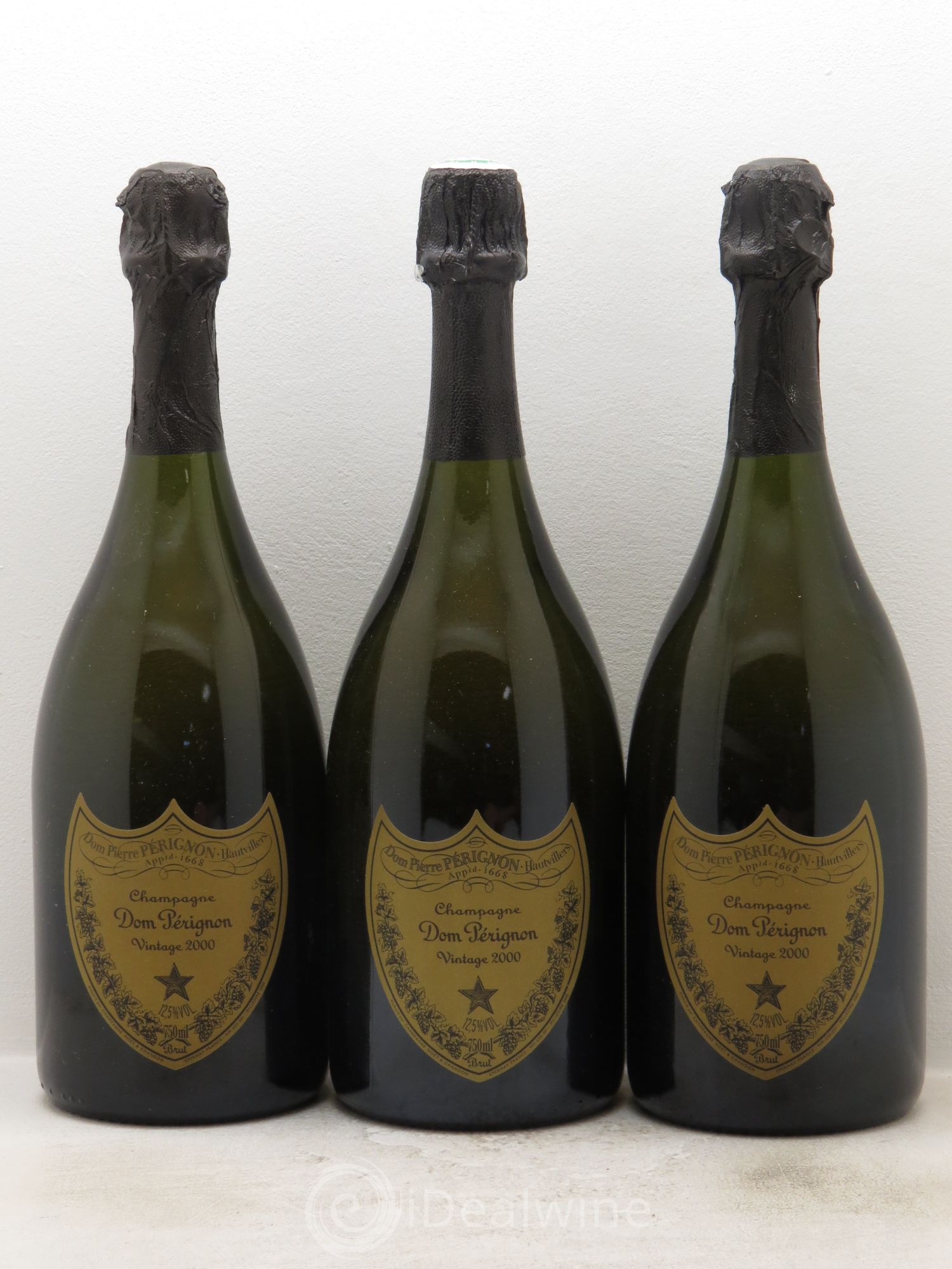 Brut Dom Pérignon 2000 - Lot de 3 bouteilles - 0