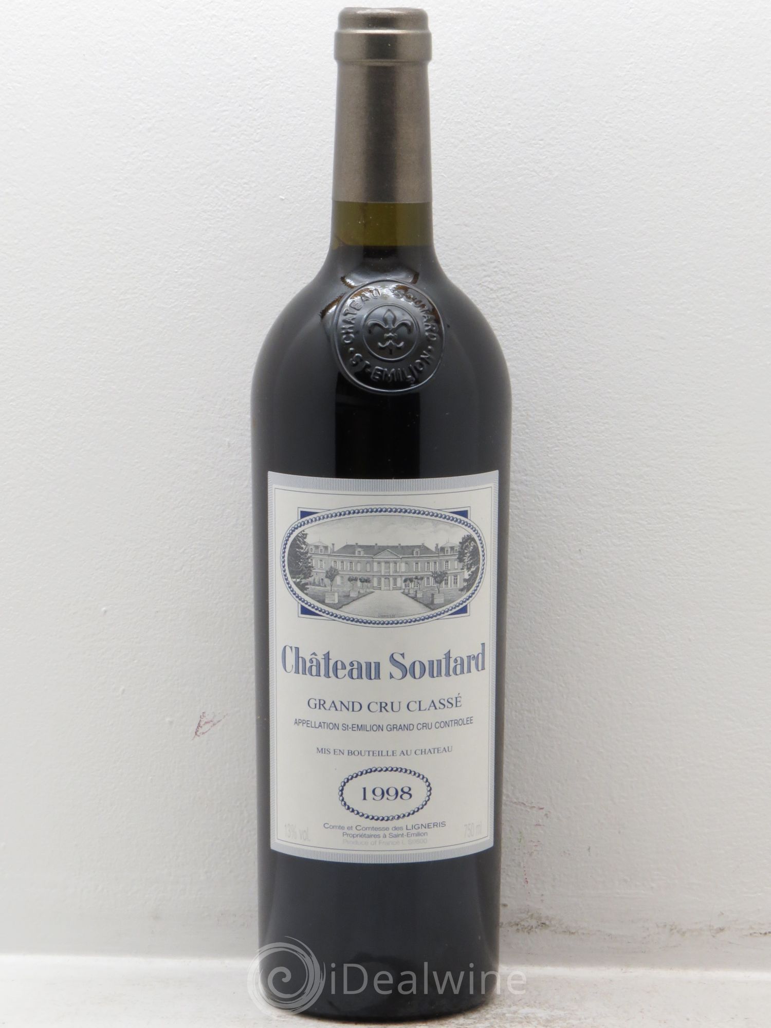 Château Soutard Grand Cru Classé 1998 - Lot de 6 bouteilles - 0
