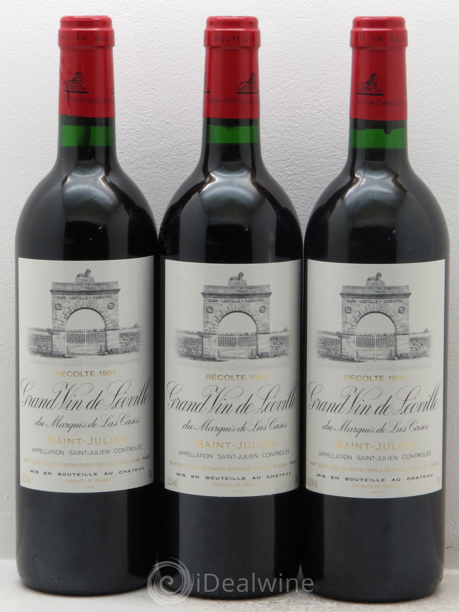Château Léoville Las Cases 2ème Grand Cru Classé 1994 - Lot de 12 bouteilles - 2